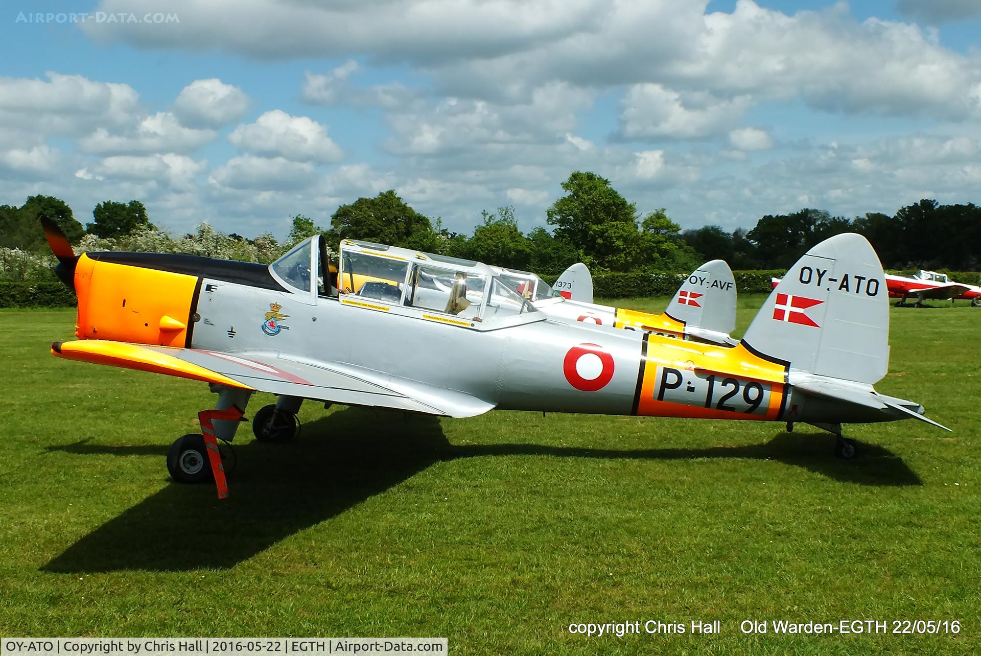 OY-ATO, 1950 De Havilland DHC-1 Chipmunk 22 C/N C1/0108, 70th Anniversary of the first flight of the de Havilland Chipmunk  Fly-In at Old Warden
