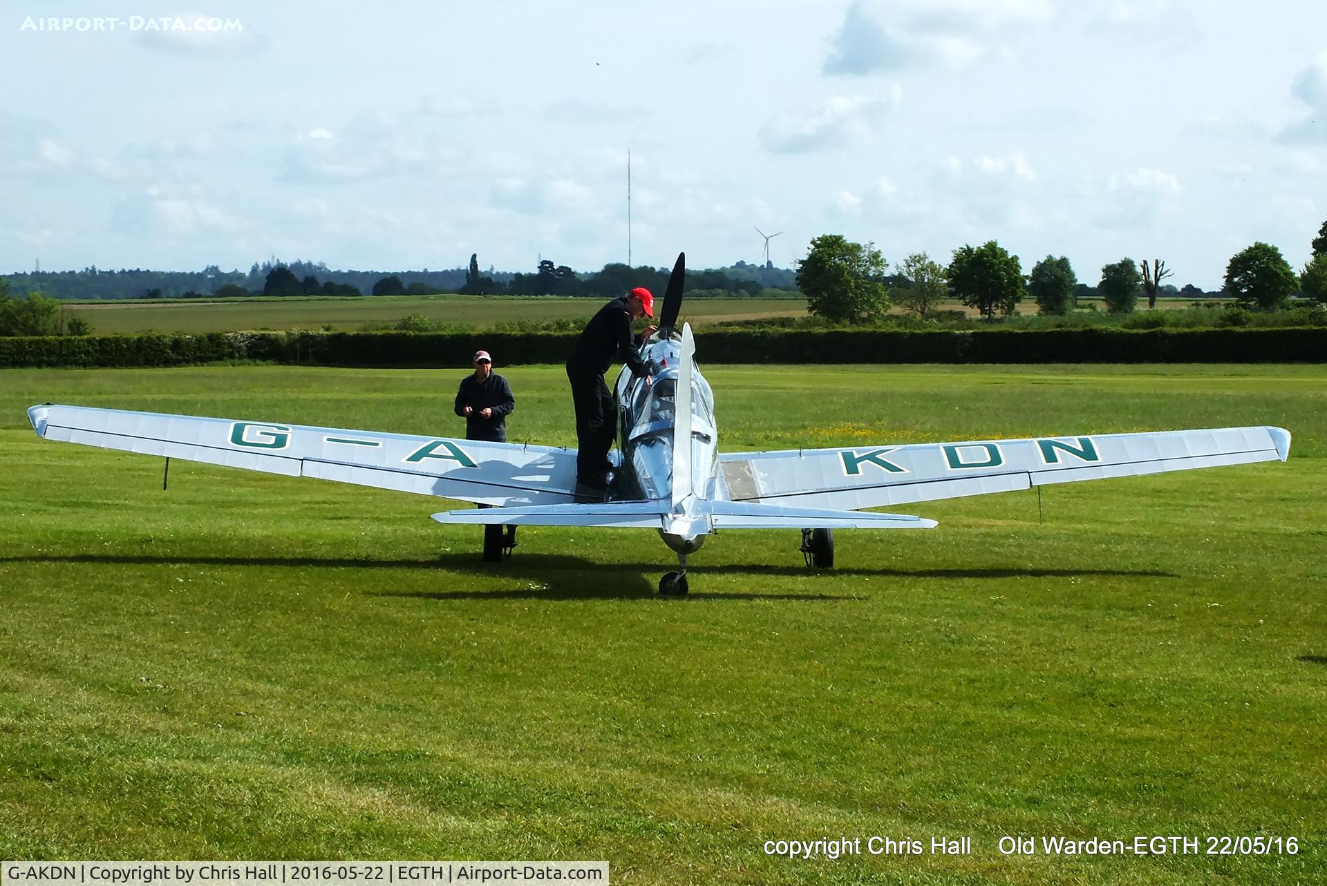 G-AKDN, 1947 De Havilland Canada DHC-1A-1 Chipmunk C/N 11, 70th Anniversary of the first flight of the de Havilland Chipmunk  Fly-In at Old Warden