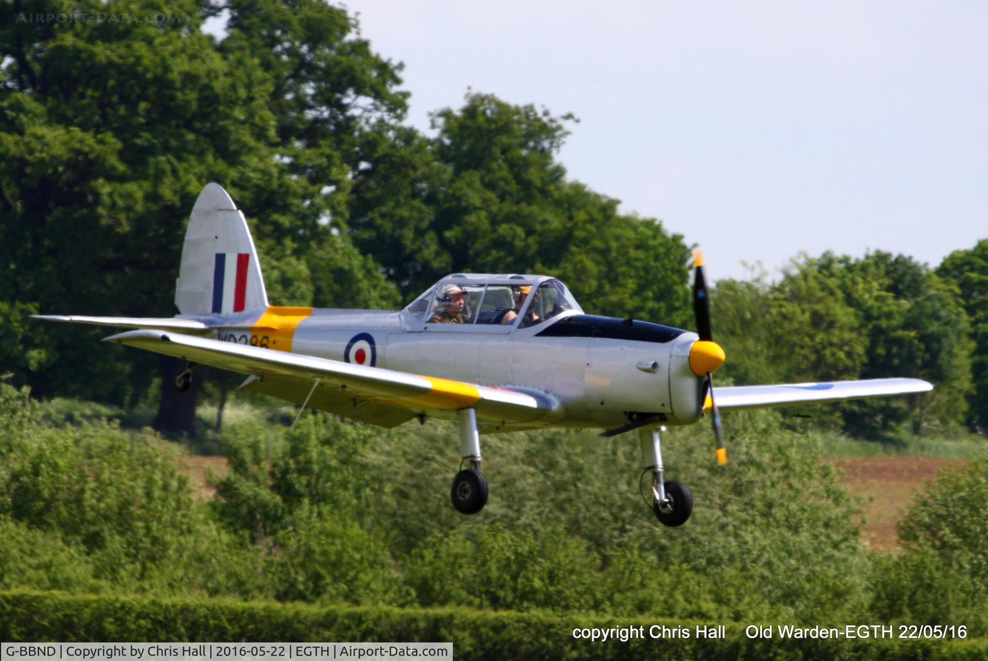 G-BBND, 1950 De Havilland DHC-1 Chipmunk T.10 C/N C1/0225, 70th Anniversary of the first flight of the de Havilland Chipmunk  Fly-In at Old Warden