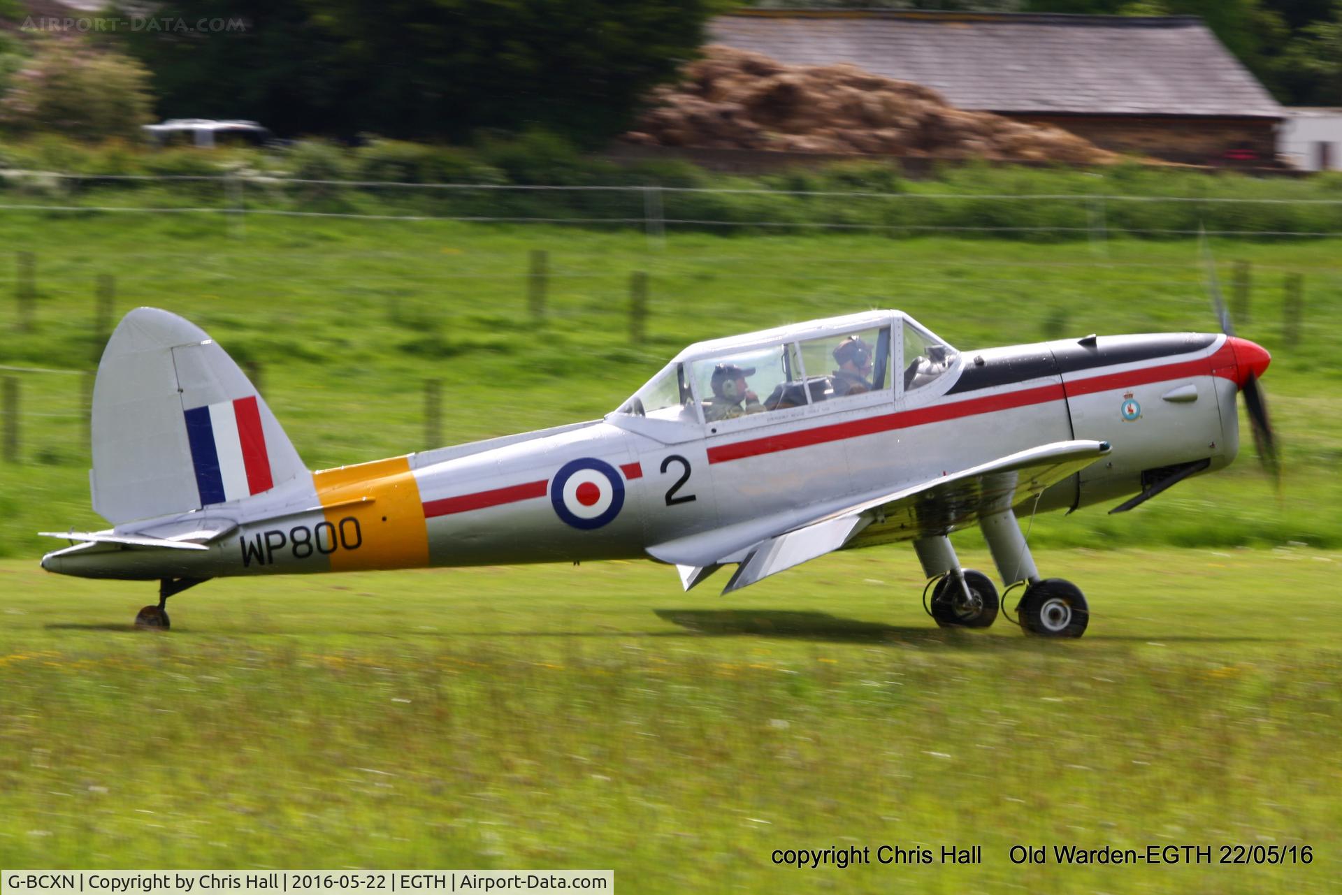 G-BCXN, 1952 De Havilland DHC-1 Chipmunk T.10 C/N C1/0692, 70th Anniversary of the first flight of the de Havilland Chipmunk  Fly-In at Old Warden