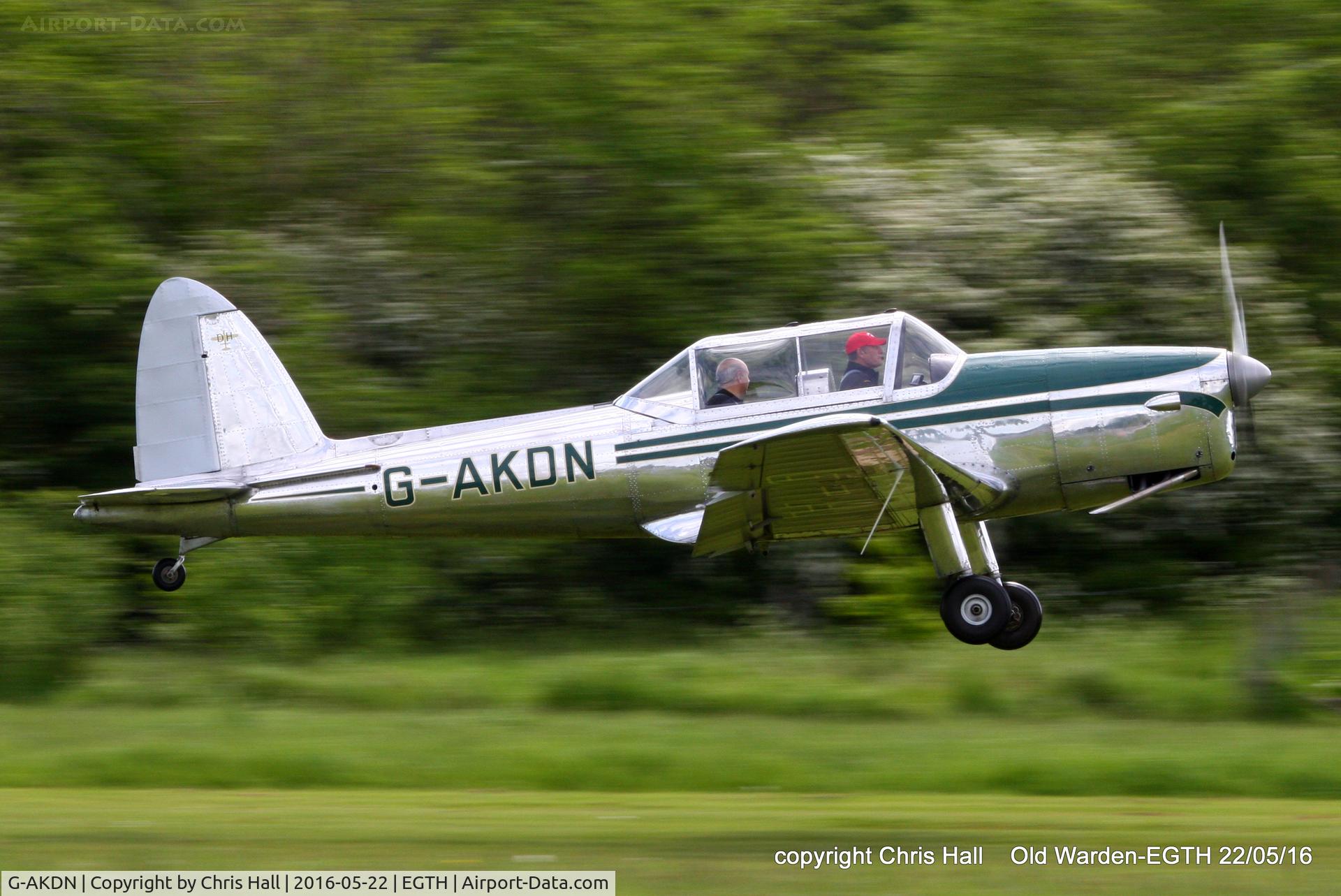 G-AKDN, 1947 De Havilland Canada DHC-1A-1 Chipmunk C/N 11, 70th Anniversary of the first flight of the de Havilland Chipmunk  Fly-In at Old Warden