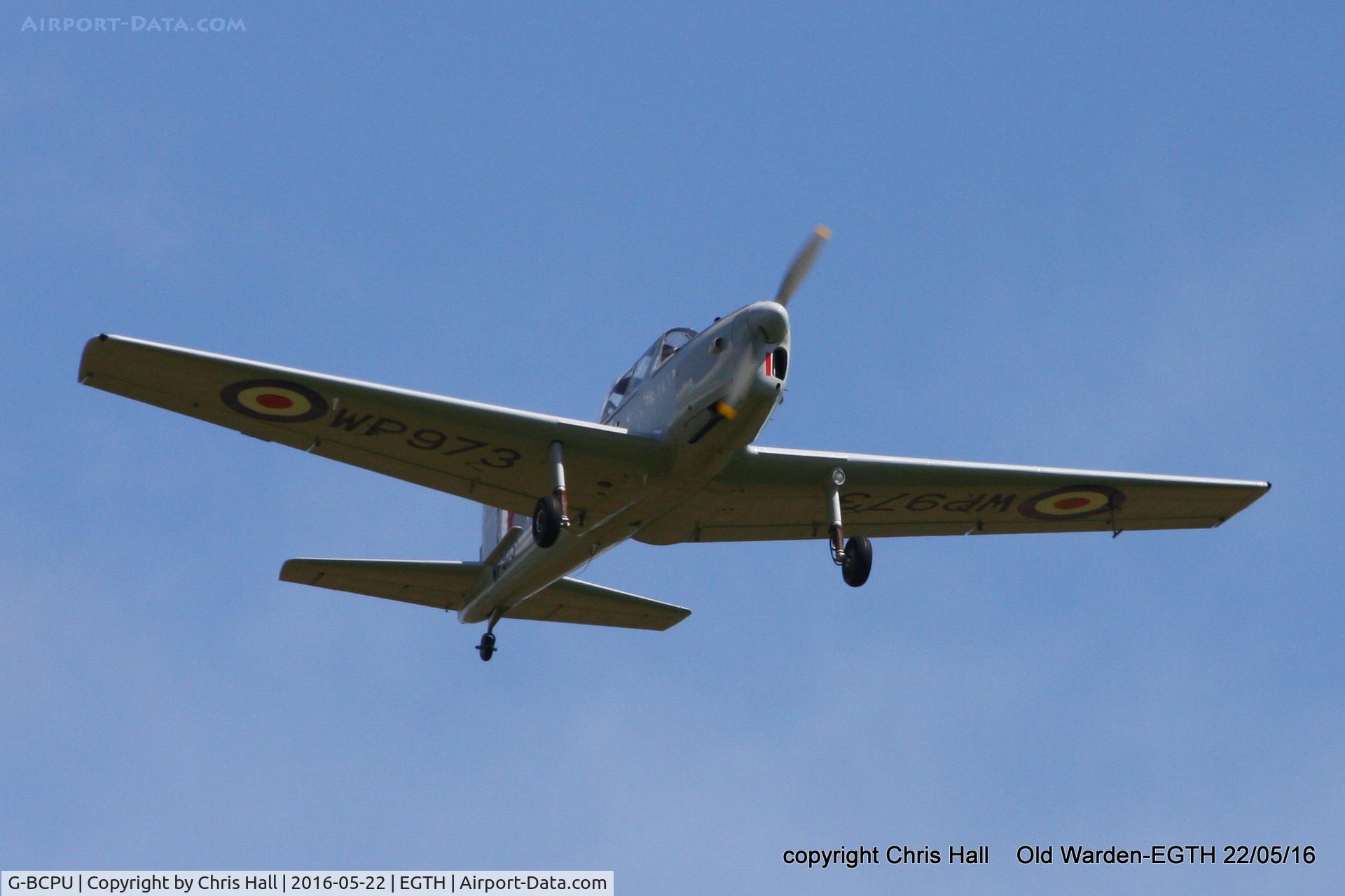 G-BCPU, 1953 De Havilland DHC-1 Chipmunk T.10 C/N C1/0839, 70th Anniversary of the first flight of the de Havilland Chipmunk  Fly-In at Old Warden