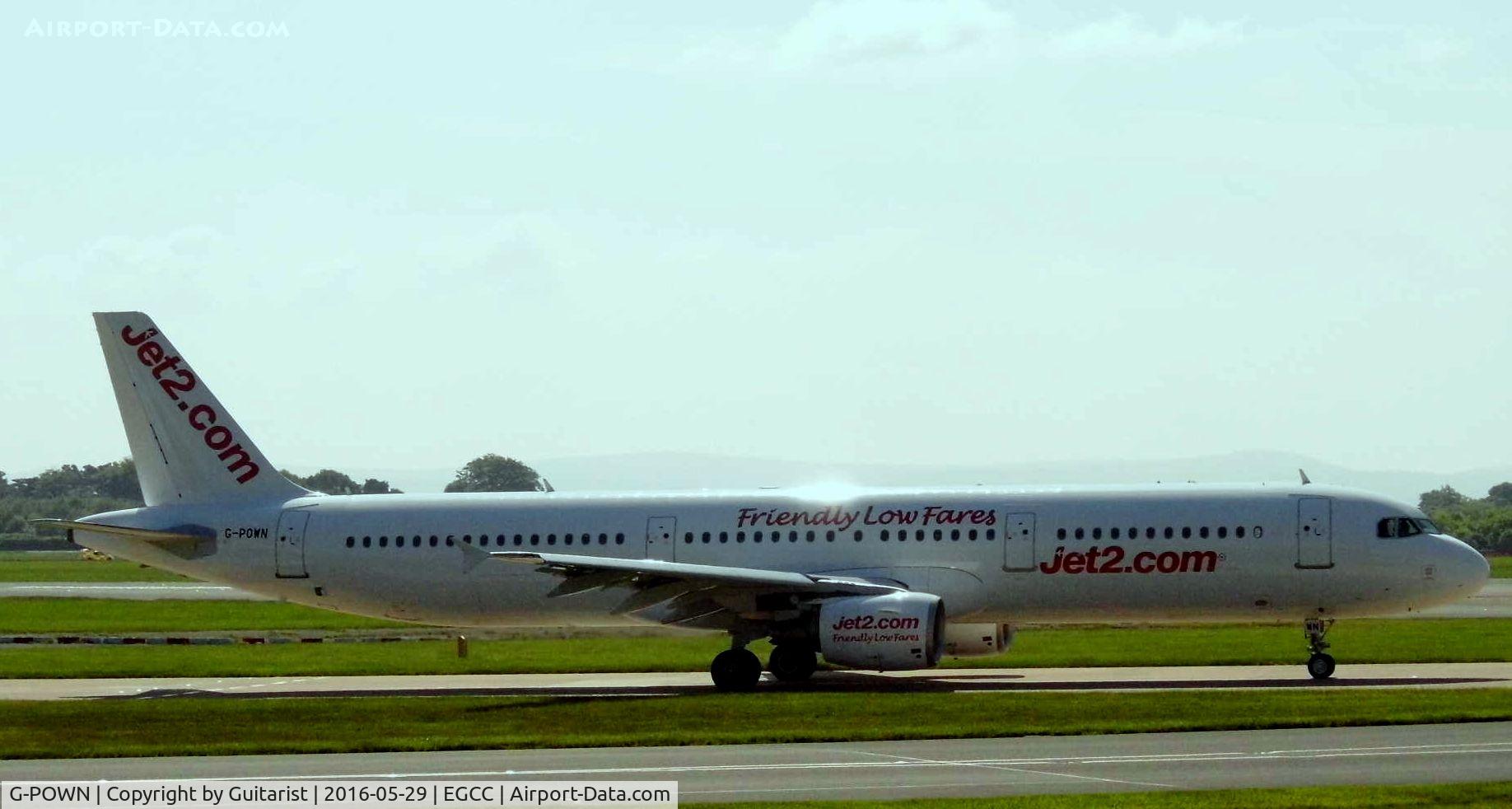 G-POWN, 2009 Airbus A321-211 C/N 3830, At Manchester