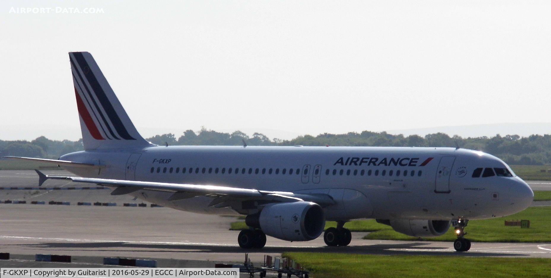 F-GKXP, 2008 Airbus A320-214 C/N 3470, At Manchester