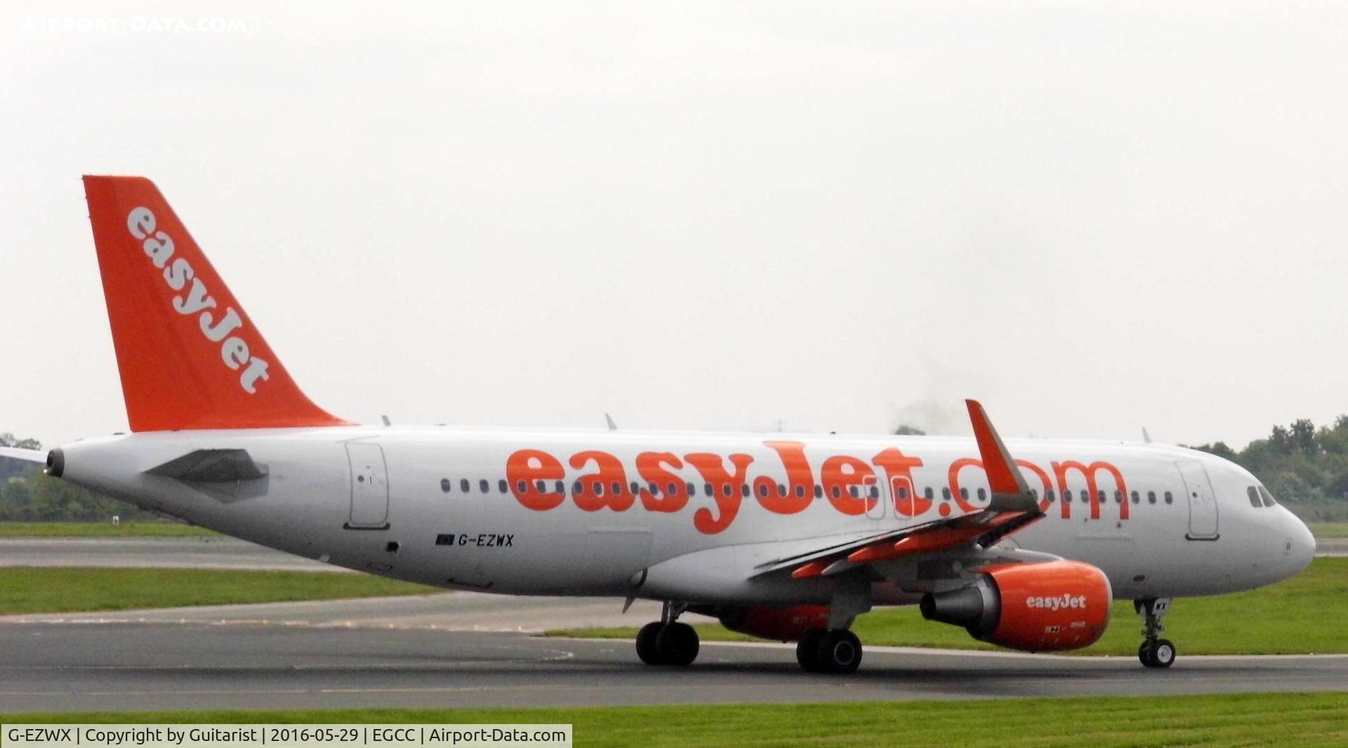 G-EZWX, 2014 Airbus A320-214 C/N 6192, At Manchester