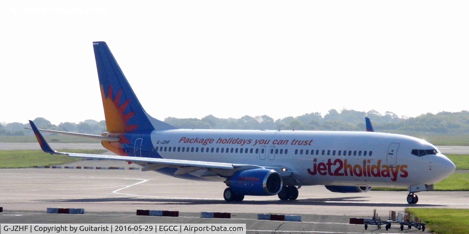 G-JZHF, 1999 Boeing 737-8K2 C/N 28378, At Manchester