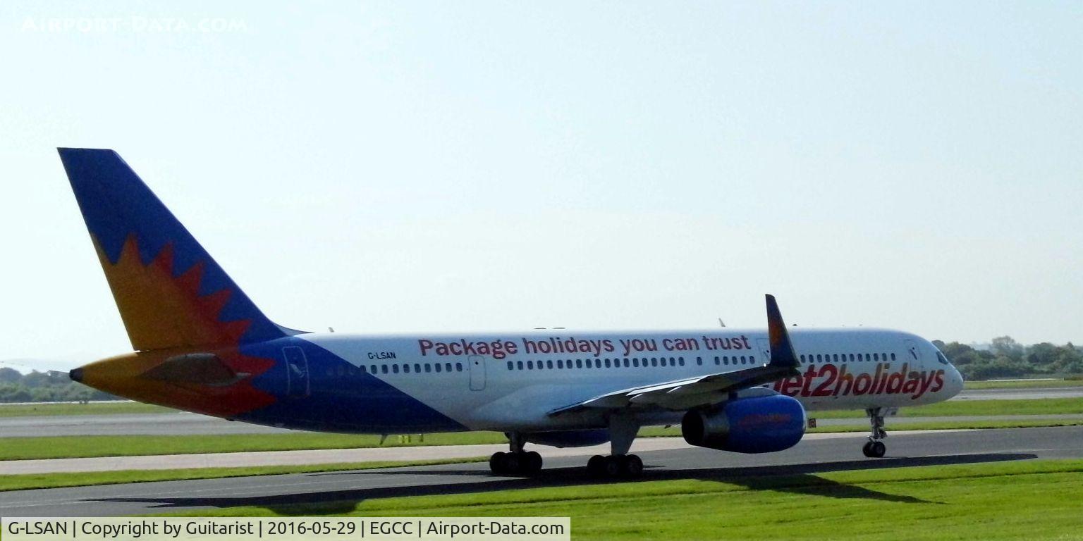 G-LSAN, 1994 Boeing 757-2K2 C/N 26635, At Manchester