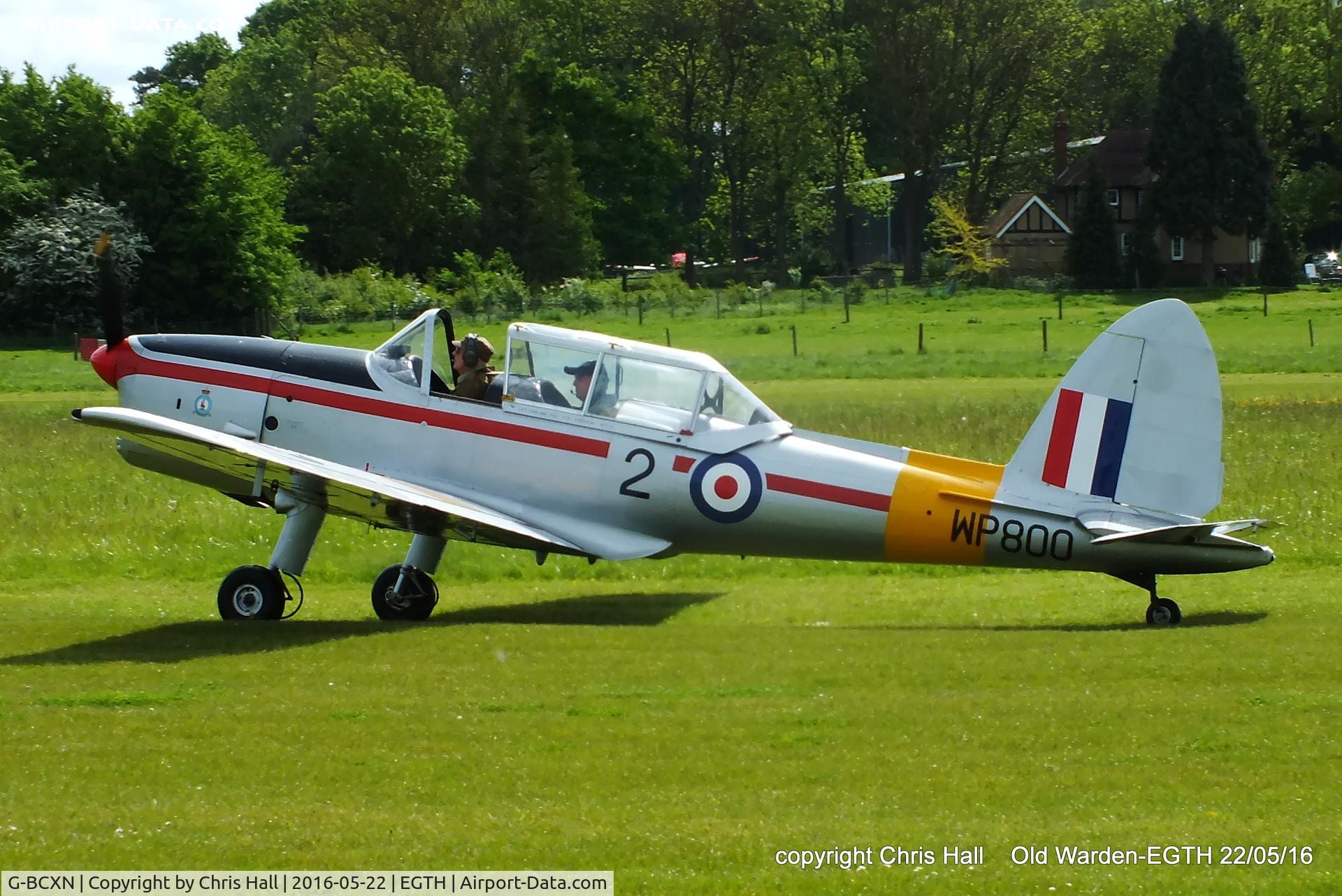 G-BCXN, 1952 De Havilland DHC-1 Chipmunk T.10 C/N C1/0692, 70th Anniversary of the first flight of the de Havilland Chipmunk Fly-In at Old Warden
