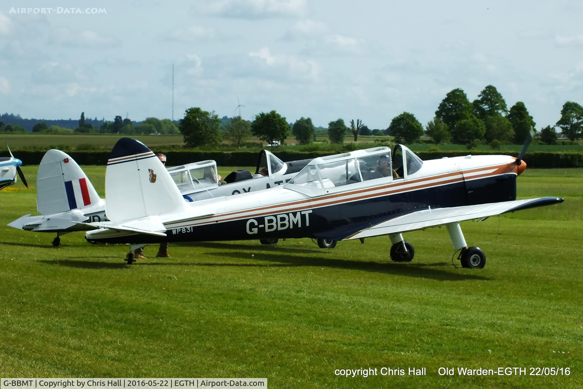 G-BBMT, 1951 De Havilland DHC-1 Chipmunk 22 C/N C1/0712, 70th Anniversary of the first flight of the de Havilland Chipmunk Fly-In at Old Warden