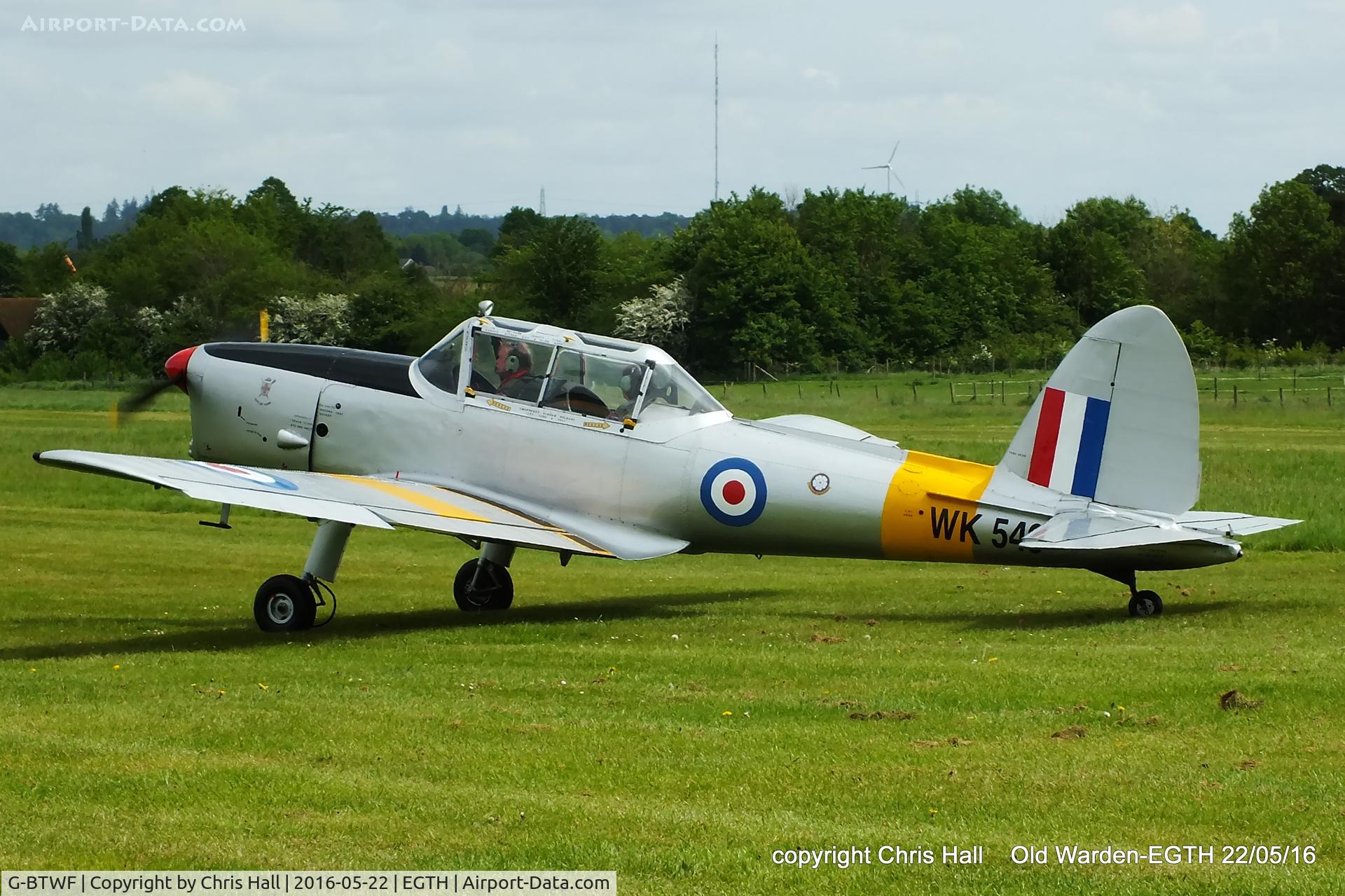 G-BTWF, 1951 De Havilland DHC-1 Chipmunk T.10 C/N C1/0564, 70th Anniversary of the first flight of the de Havilland Chipmunk Fly-In at Old Warden