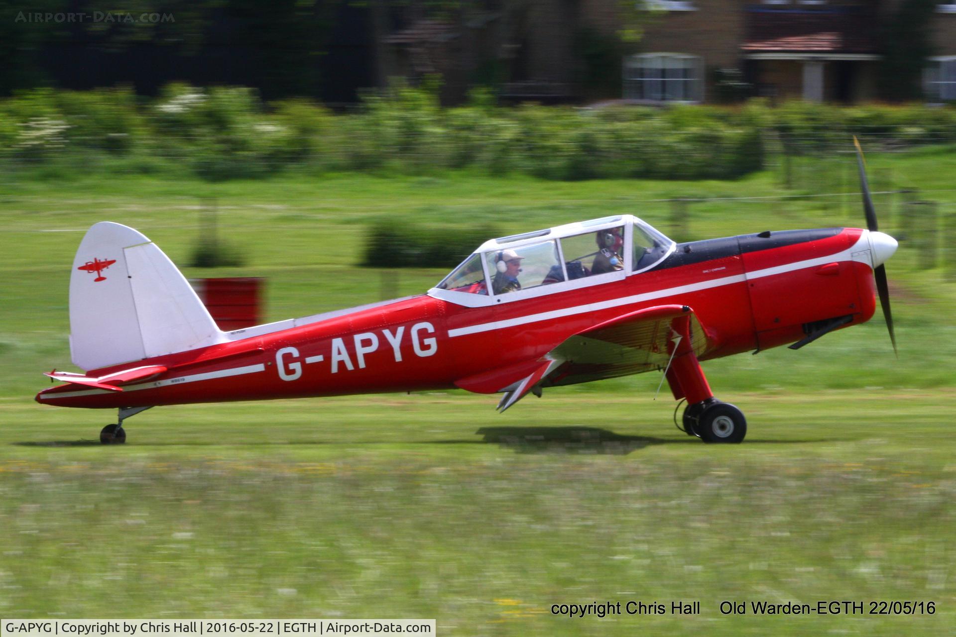 G-APYG, 1950 De Havilland DHC-1 Chipmunk T.10 C/N C1/0060, 70th Anniversary of the first flight of the de Havilland Chipmunk Fly-In at Old Warden