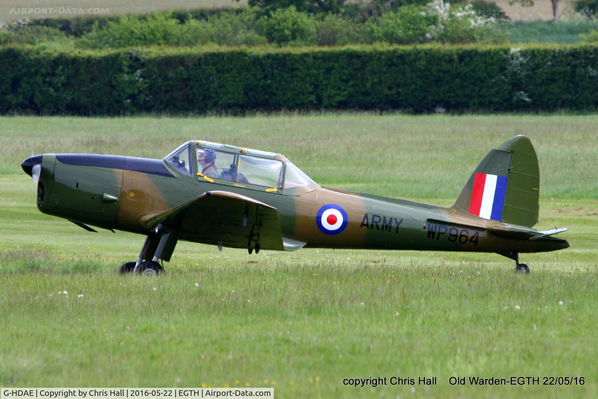 G-HDAE, 1951 De Havilland DHC-1 Chipmunk T.20 C/N C1/0280, 70th Anniversary of the first flight of the de Havilland Chipmunk Fly-In at Old Warden