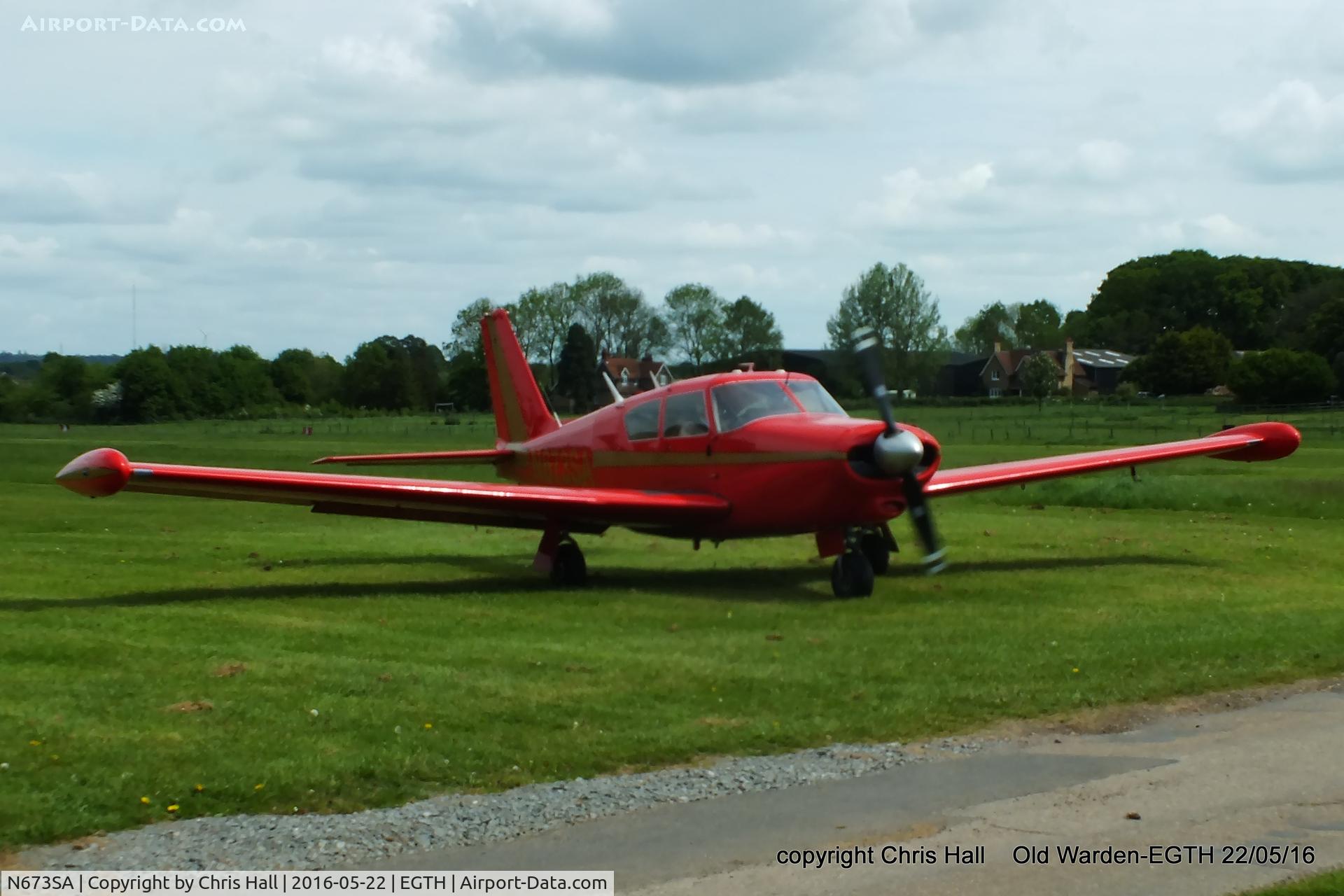 N673SA, Piper PA-24-250 Comanche C/N 24-2240, 70th Anniversary of the first flight of the de Havilland Chipmunk Fly-In at Old Warden