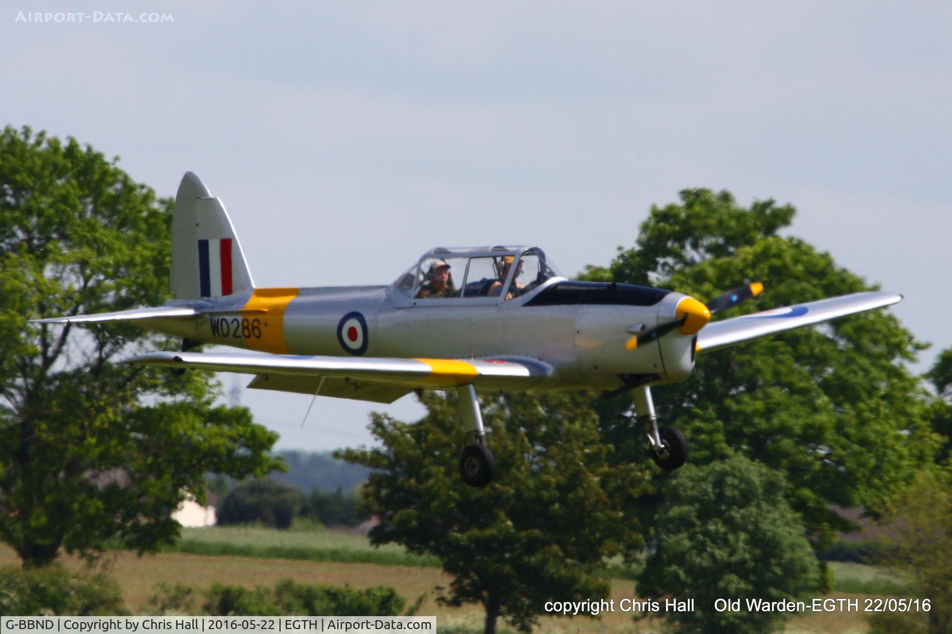 G-BBND, 1950 De Havilland DHC-1 Chipmunk T.10 C/N C1/0225, 70th Anniversary of the first flight of the de Havilland Chipmunk Fly-In at Old Warden