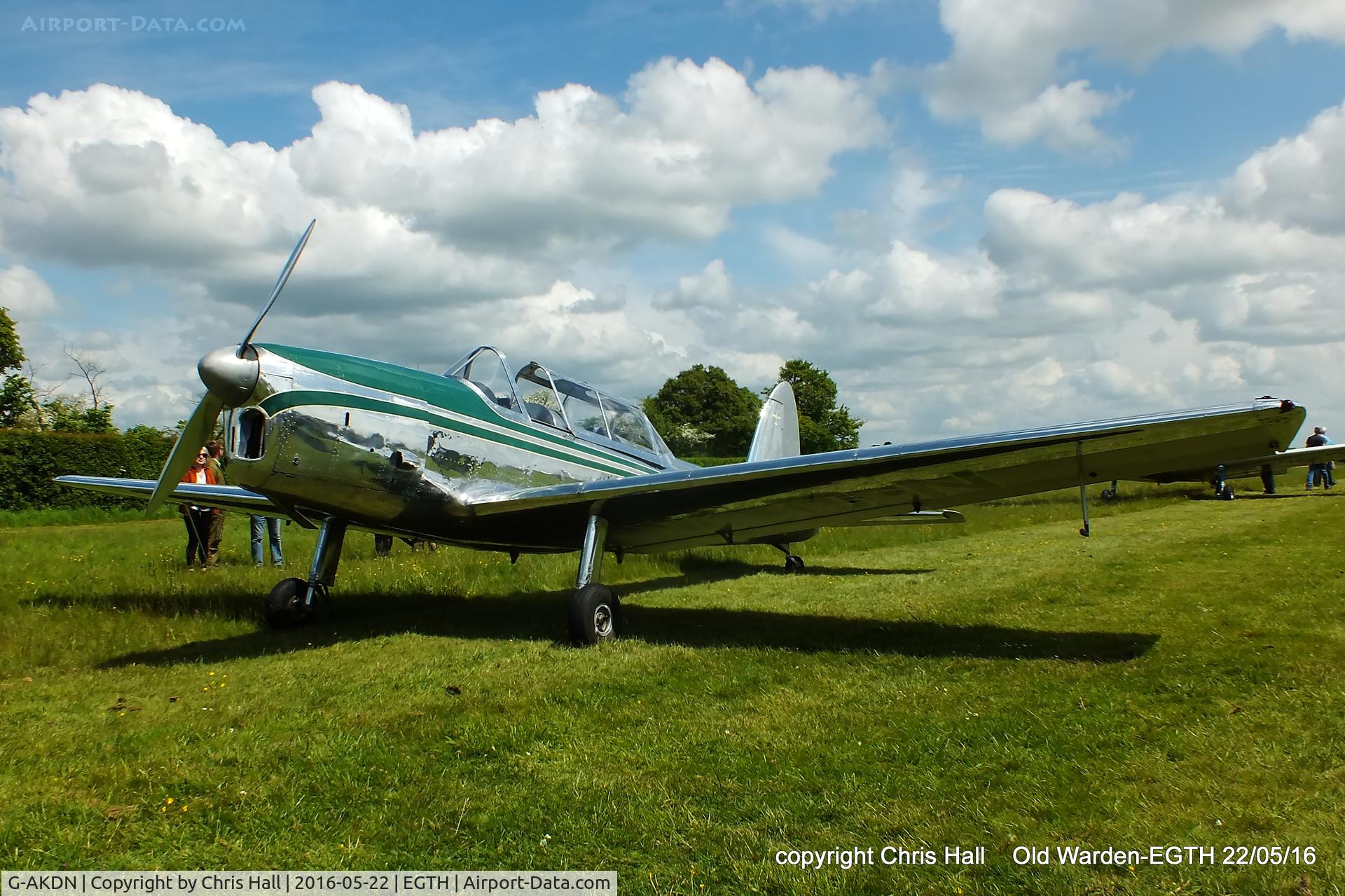 G-AKDN, 1947 De Havilland Canada DHC-1A-1 Chipmunk C/N 11, 70th Anniversary of the first flight of the de Havilland Chipmunk Fly-In at Old Warden