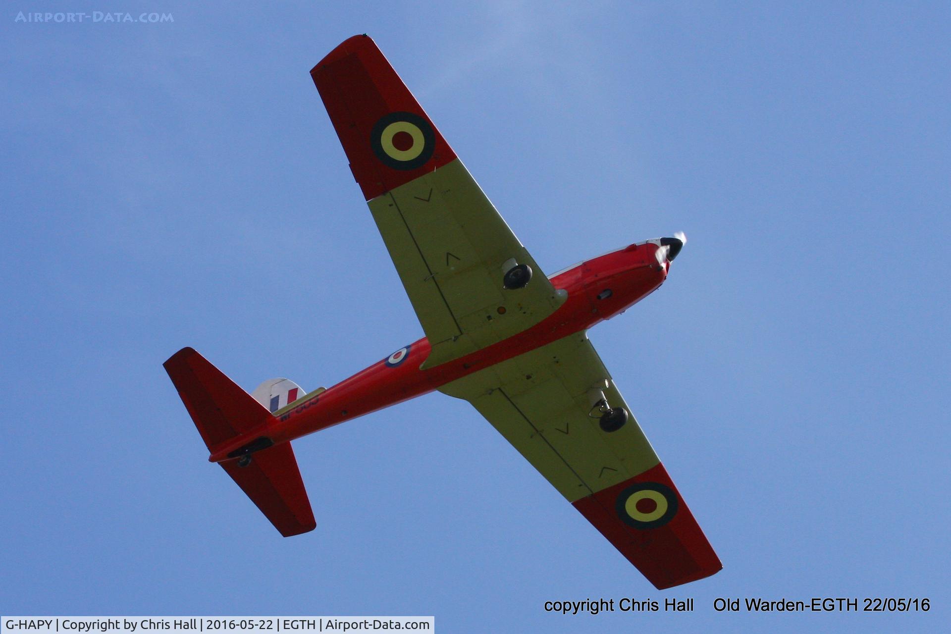 G-HAPY, 1952 De Havilland DHC-1 Chipmunk T.10 C/N C1/0697, 70th Anniversary of the first flight of the de Havilland Chipmunk Fly-In at Old Warden