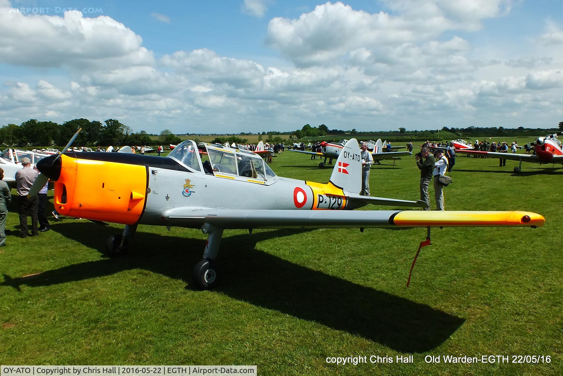 OY-ATO, 1950 De Havilland DHC-1 Chipmunk 22 C/N C1/0108, 70th Anniversary of the first flight of the de Havilland Chipmunk Fly-In at Old Warden