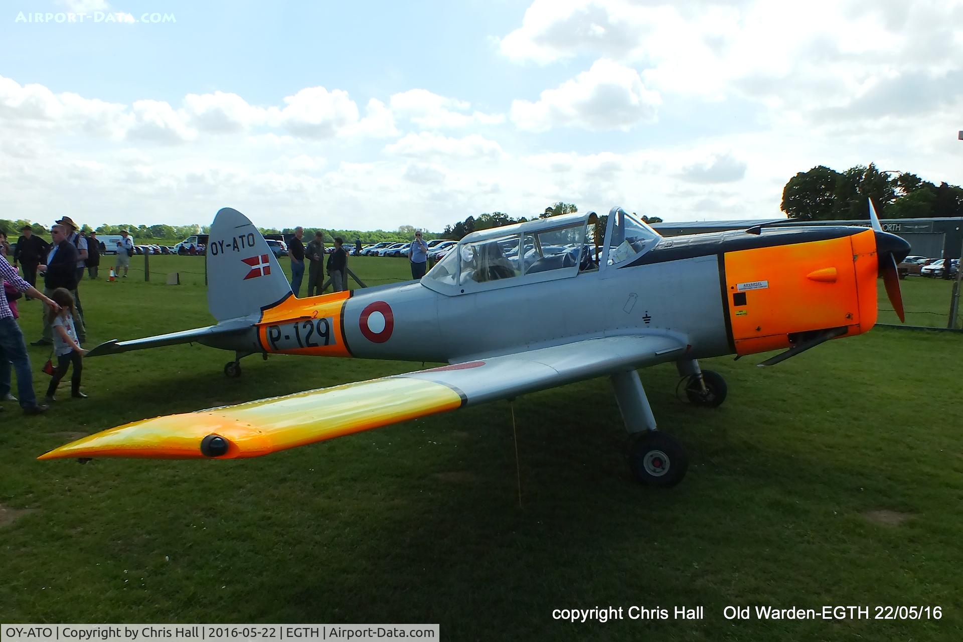 OY-ATO, 1950 De Havilland DHC-1 Chipmunk 22 C/N C1/0108, 70th Anniversary of the first flight of the de Havilland Chipmunk Fly-In at Old Warden