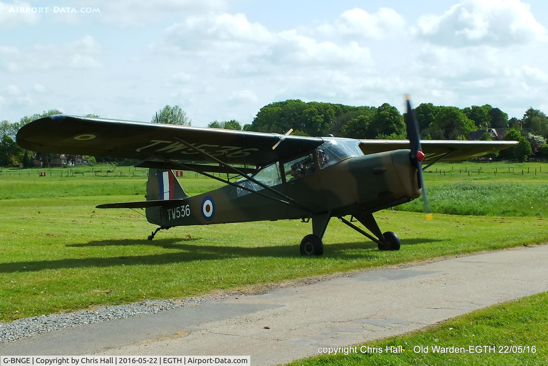 G-BNGE, 1946 Auster AOP.6 C/N 1925, 70th Anniversary of the first flight of the de Havilland Chipmunk Fly-In at Old Warden