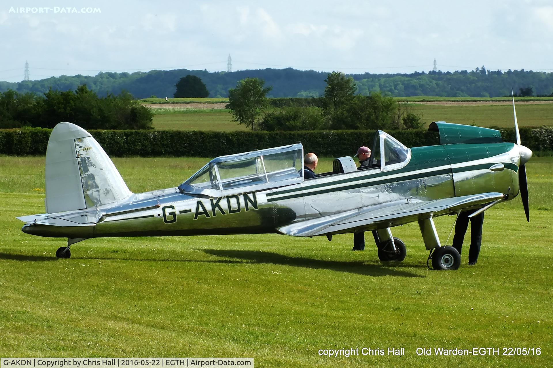 G-AKDN, 1947 De Havilland Canada DHC-1A-1 Chipmunk C/N 11, 70th Anniversary of the first flight of the de Havilland Chipmunk Fly-In at Old Warden