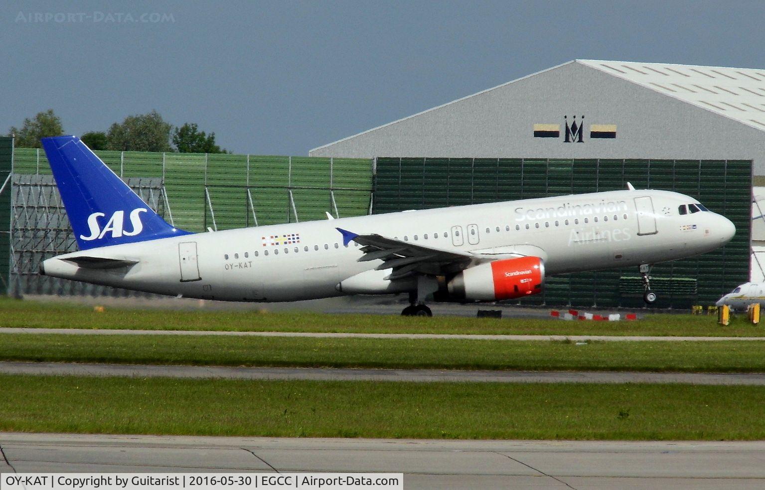 OY-KAT, 2007 Airbus A320-232 C/N 3192, At Manchester
