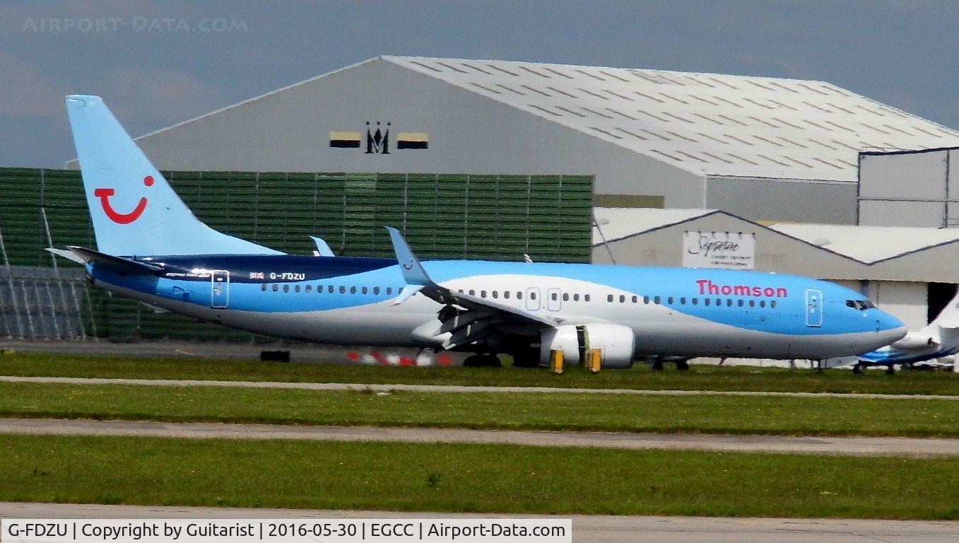 G-FDZU, 2011 Boeing 737-8K5 C/N 37253, At Manchester