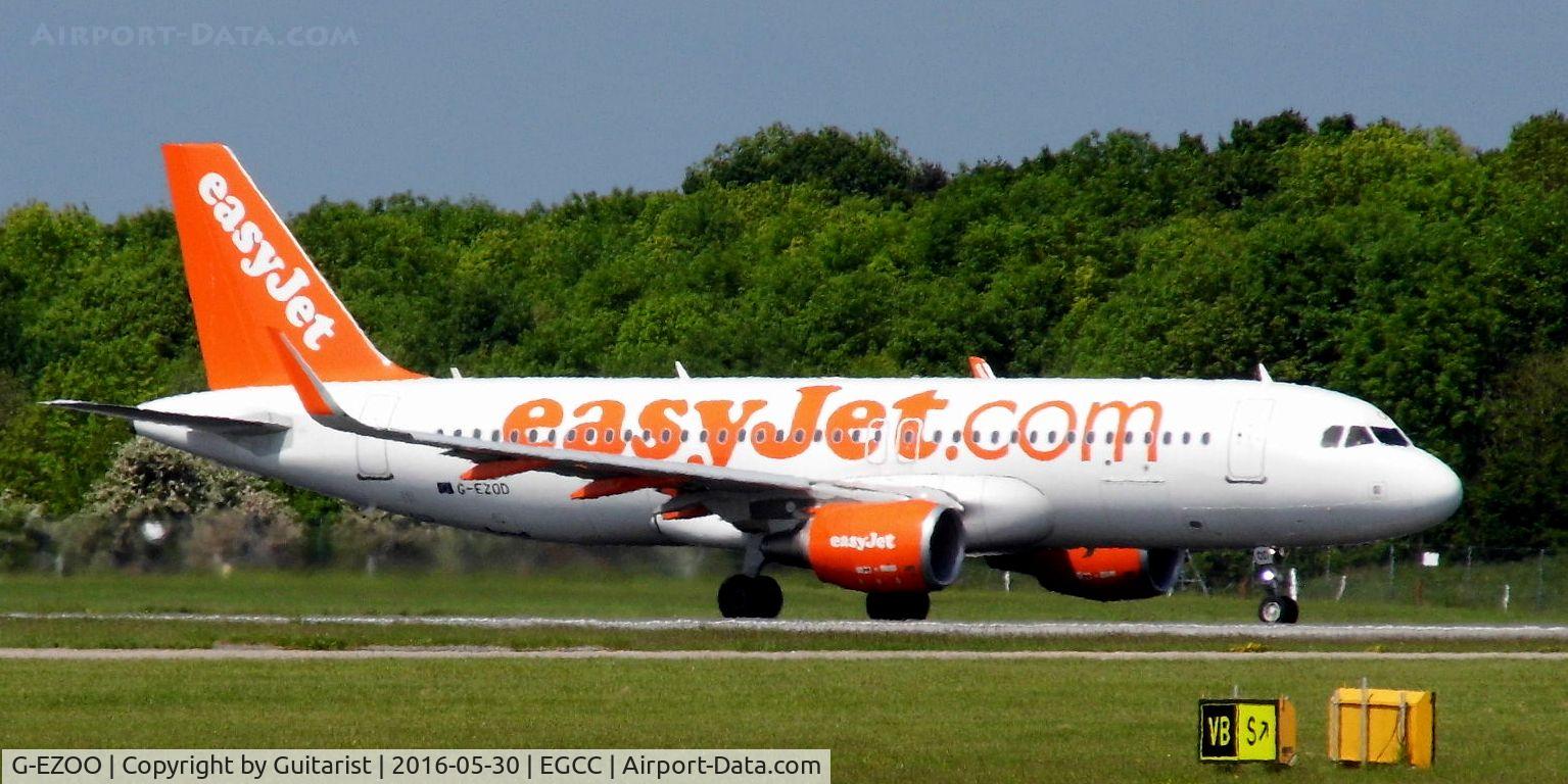G-EZOO, 2015 Airbus A320-214 C/N 6606, At Manchester