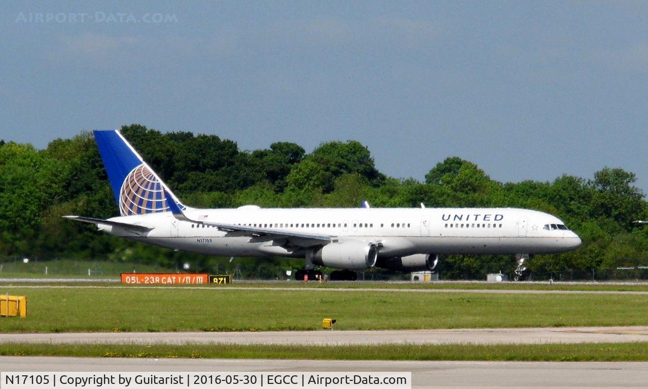 N17105, 1994 Boeing 757-224 C/N 27295, At Manchester