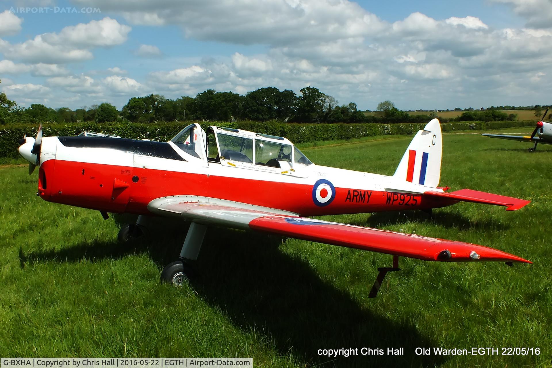 G-BXHA, 1952 De Havilland DHC-1 Chipmunk T.10 C/N C1/0801, 70th Anniversary of the first flight of the de Havilland Chipmunk Fly-In at Old Warden