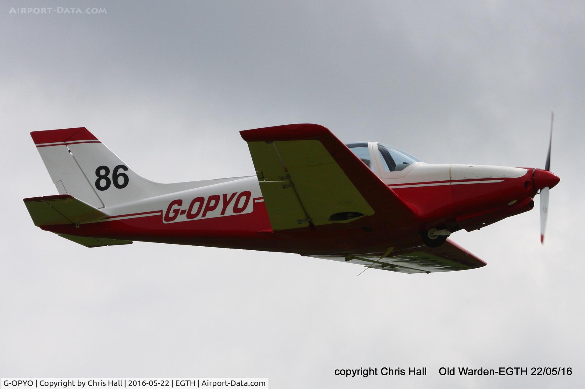 G-OPYO, 2009 Alpi Aviation Pioneer 300 Hawk C/N PFA 330A-14597, 70th Anniversary of the first flight of the de Havilland Chipmunk Fly-In at Old Warden