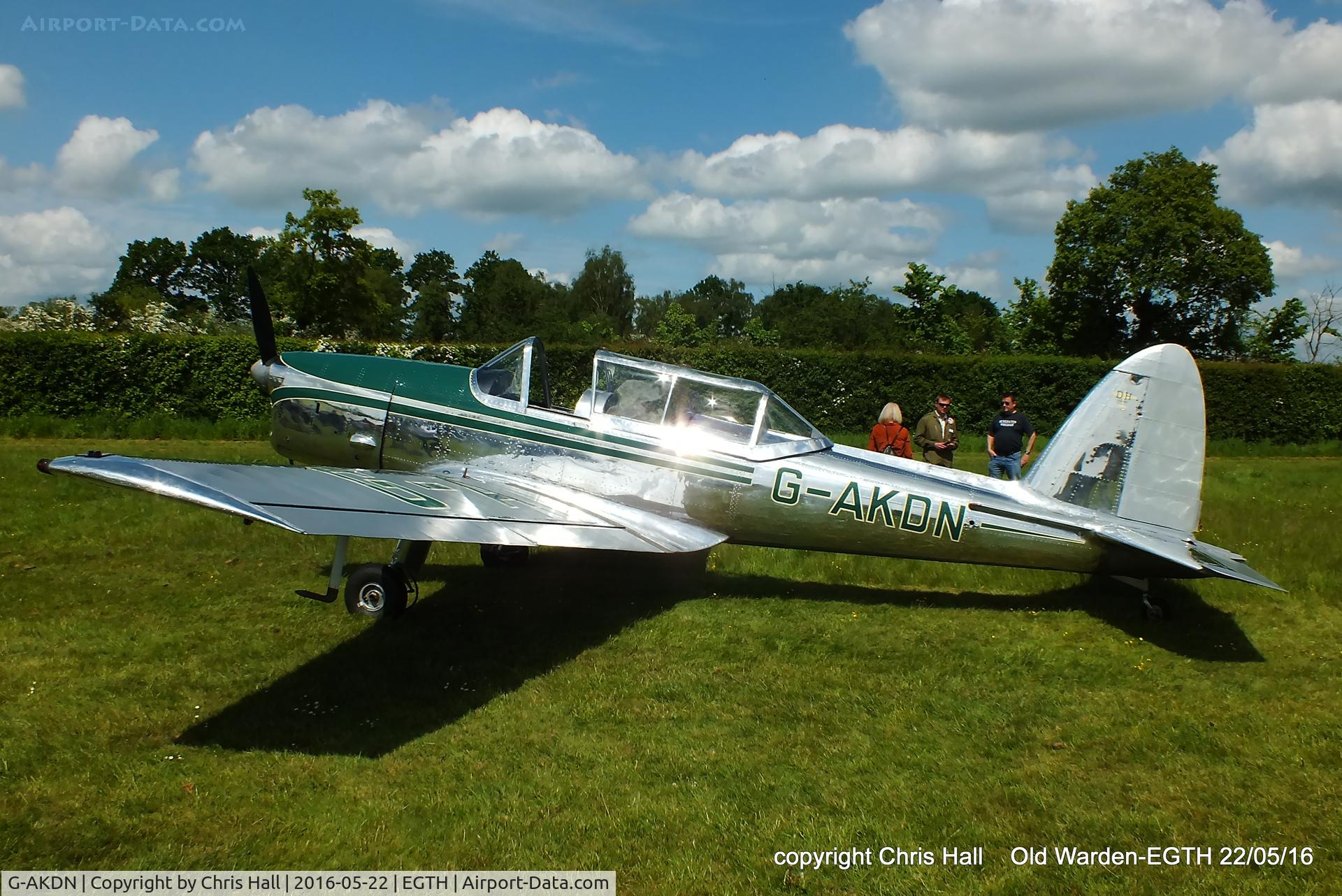 G-AKDN, 1947 De Havilland Canada DHC-1A-1 Chipmunk C/N 11, 70th Anniversary of the first flight of the de Havilland Chipmunk Fly-In at Old Warden