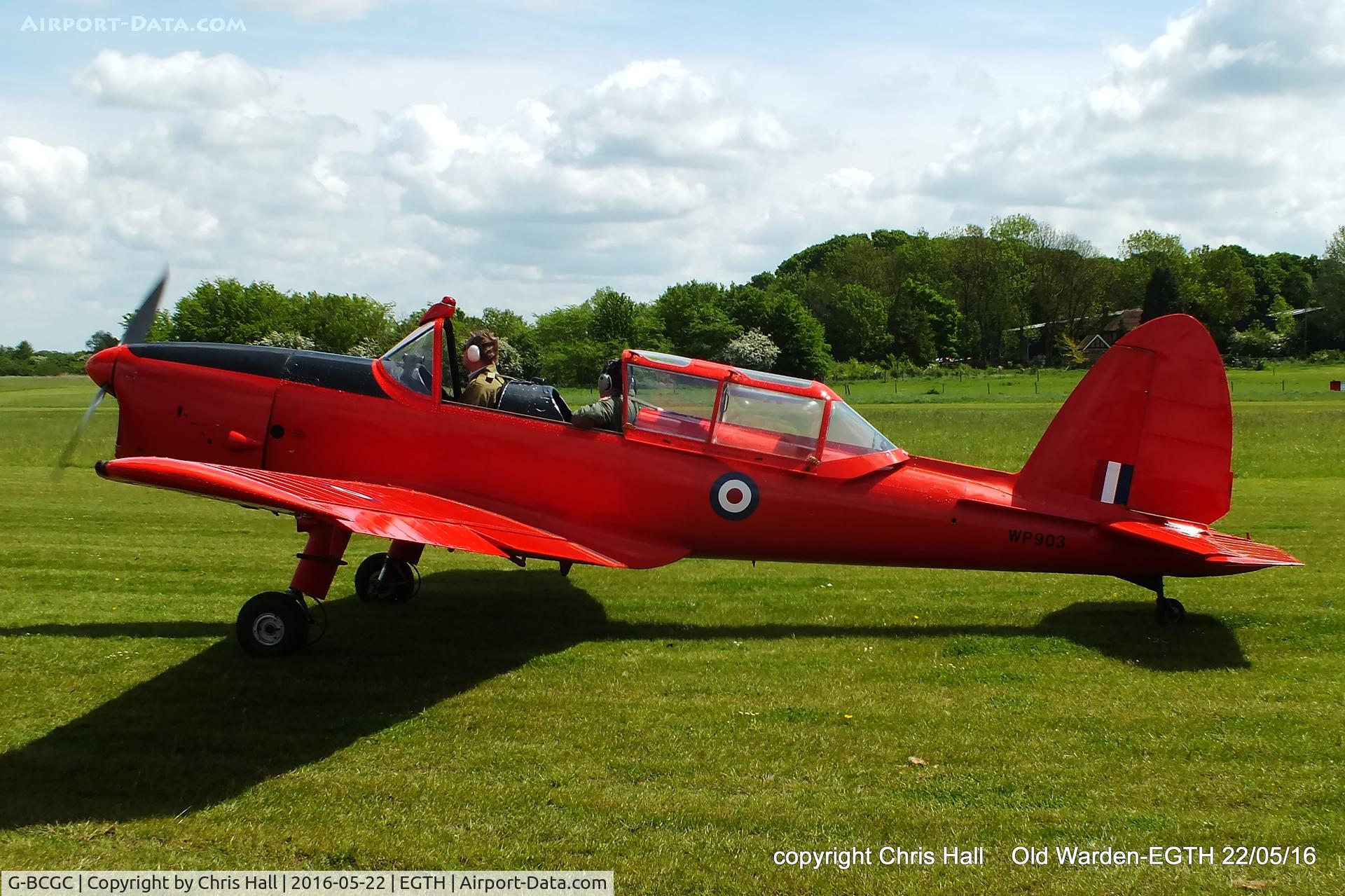G-BCGC, 1952 De Havilland DHC-1 Chipmunk T.10 C/N C1/0776, 70th Anniversary of the first flight of the de Havilland Chipmunk Fly-In at Old Warden