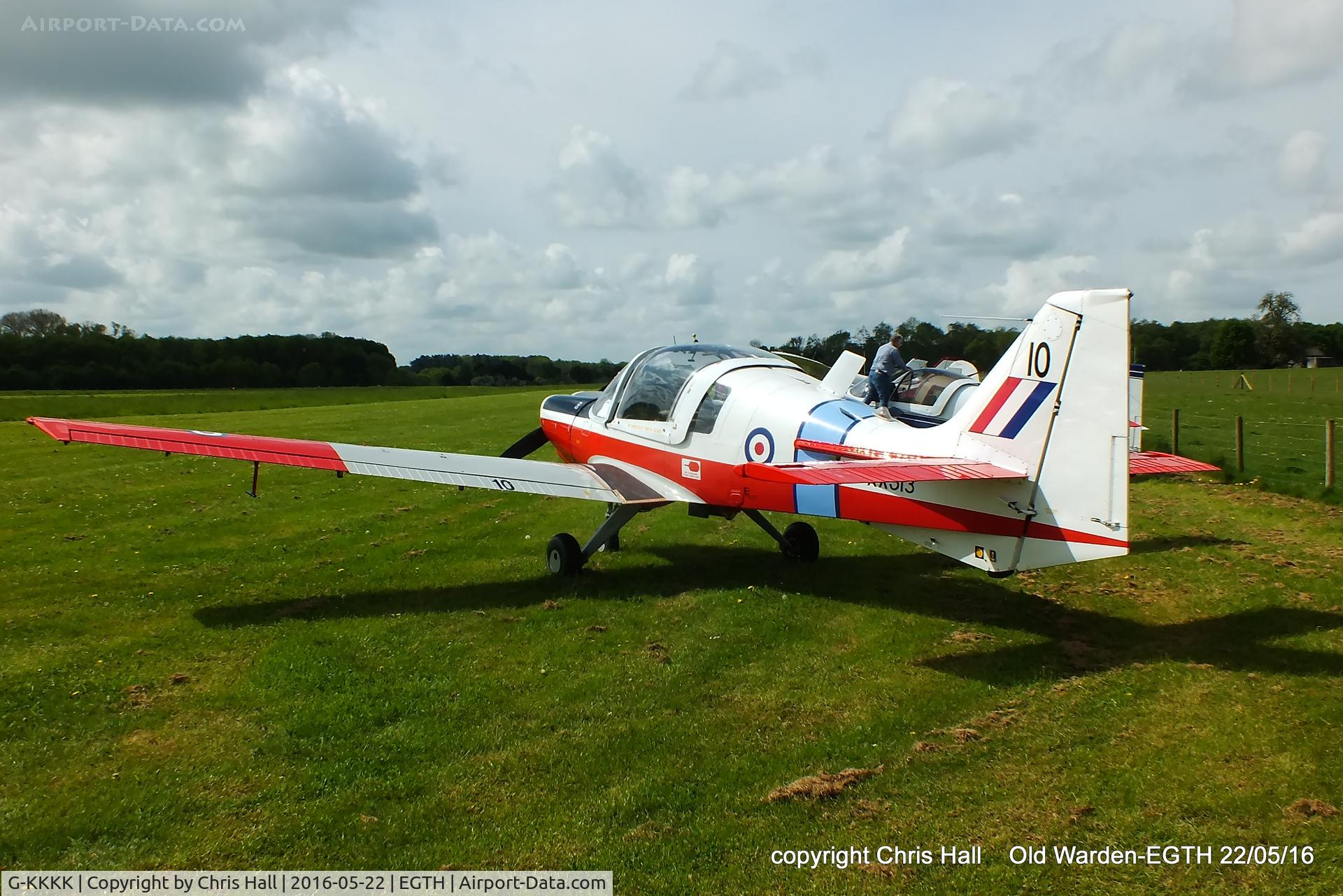 G-KKKK, 1973 Scottish Aviation Bulldog T.1 C/N BH120/199, 70th Anniversary of the first flight of the de Havilland Chipmunk Fly-In at Old Warden