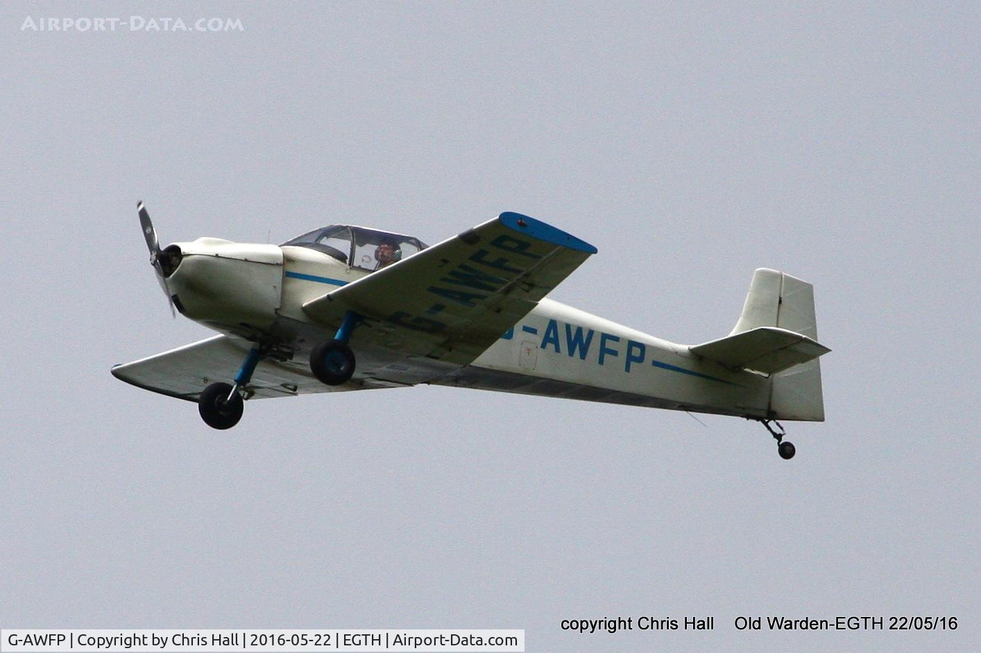 G-AWFP, 1968 Rollason Druine D-62B Condor C/N RAE/631, 70th Anniversary of the first flight of the de Havilland Chipmunk Fly-In at Old Warden