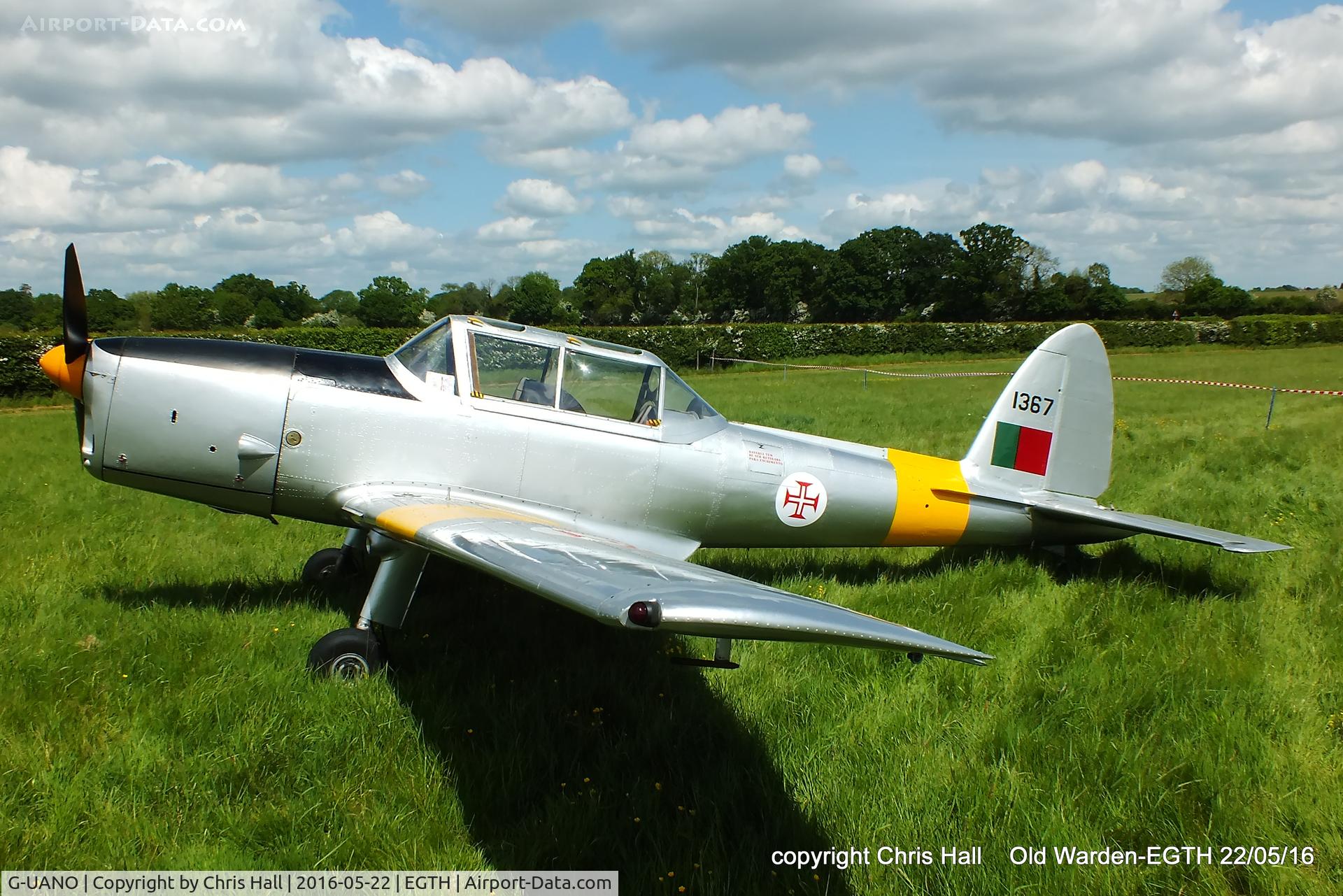 G-UANO, 1959 OGMA DHC-1 Chipmunk T.20 C/N OGMA-57, 70th Anniversary of the first flight of the de Havilland Chipmunk Fly-In at Old Warden