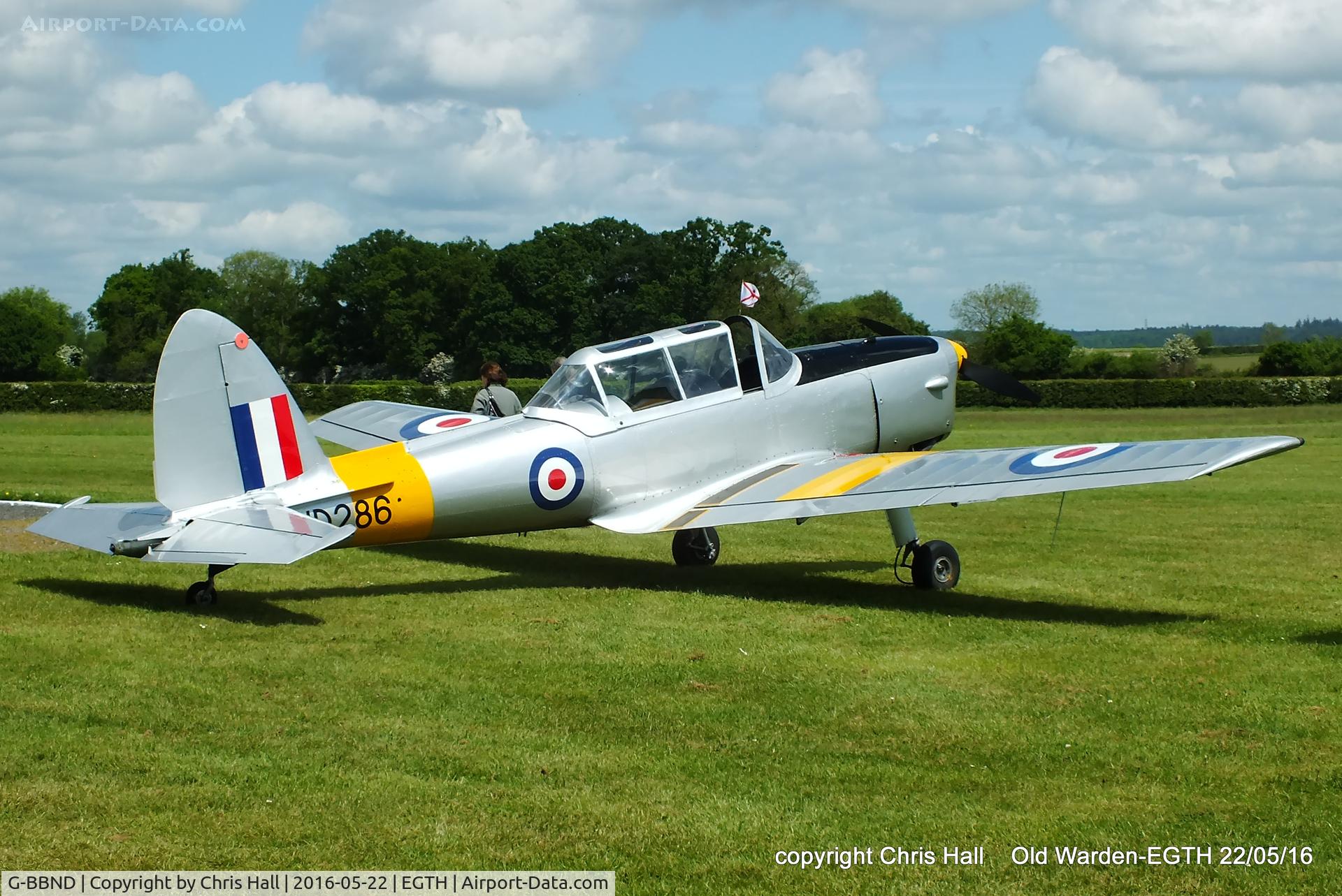 G-BBND, 1950 De Havilland DHC-1 Chipmunk T.10 C/N C1/0225, 70th Anniversary of the first flight of the de Havilland Chipmunk Fly-In at Old Warden
