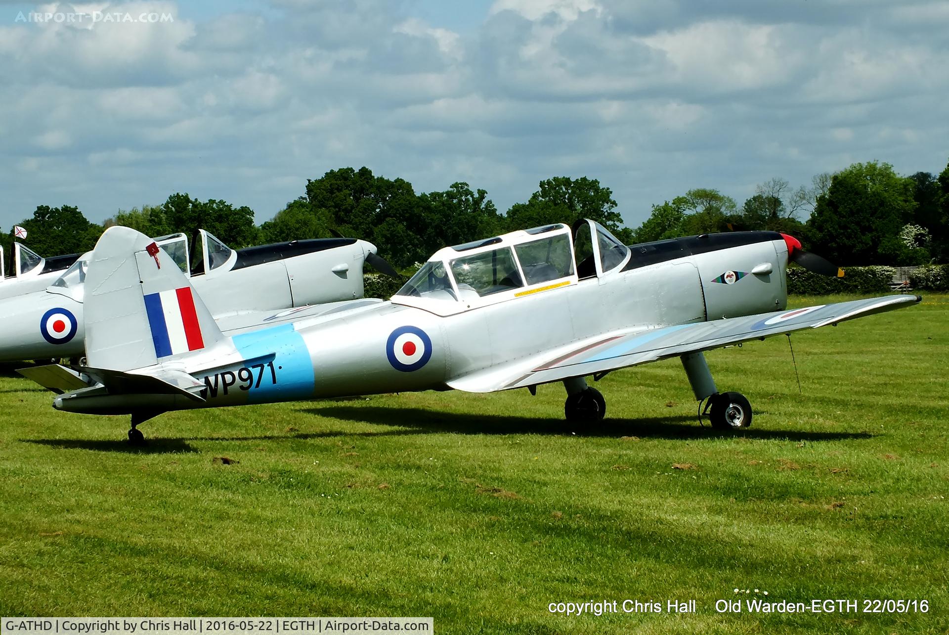 G-ATHD, 1953 De Havilland DHC-1 Chipmunk T.10 C/N C1/0837, 70th Anniversary of the first flight of the de Havilland Chipmunk Fly-In at Old Warden