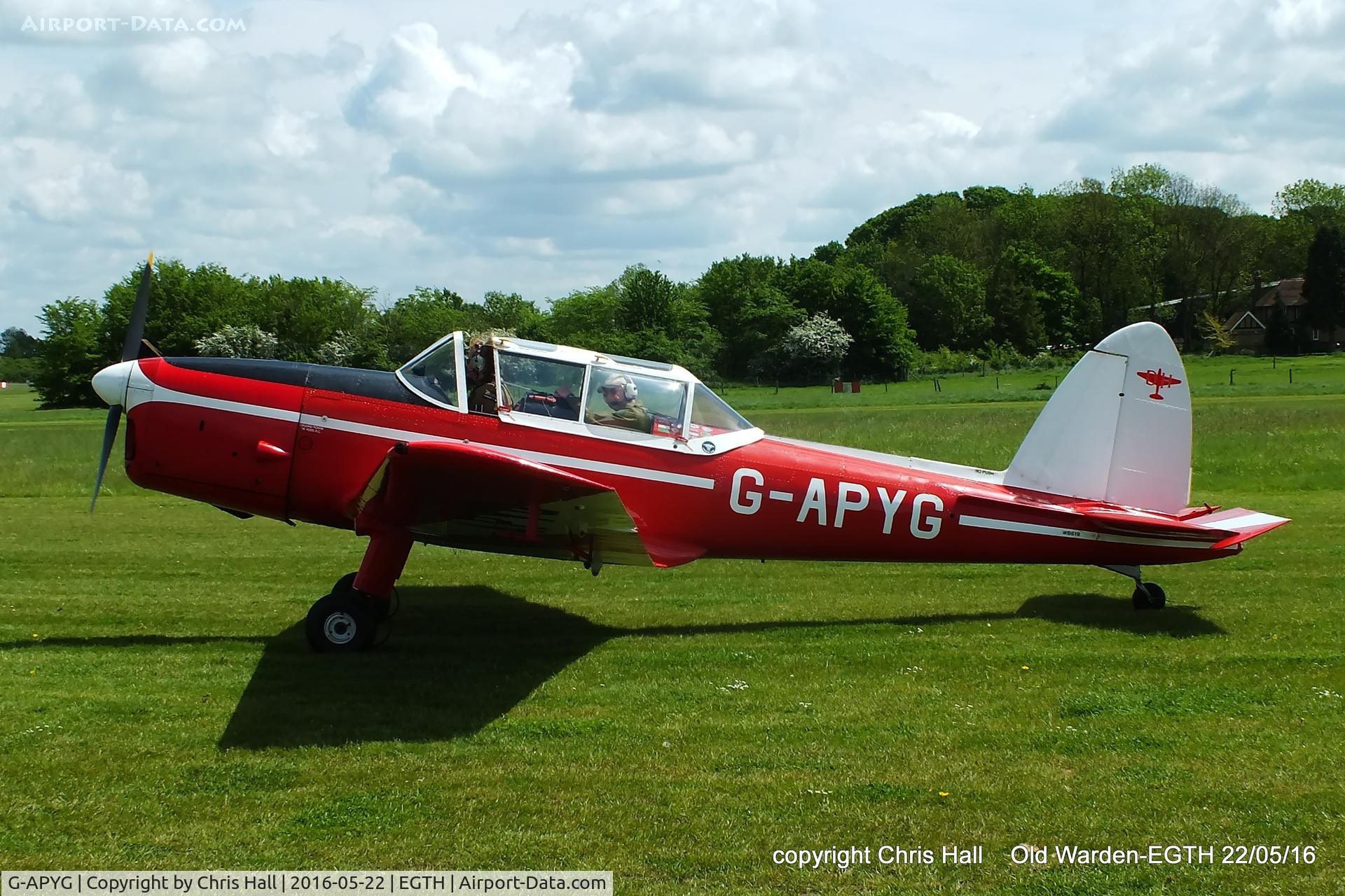 G-APYG, 1950 De Havilland DHC-1 Chipmunk T.10 C/N C1/0060, 70th Anniversary of the first flight of the de Havilland Chipmunk Fly-In at Old Warden