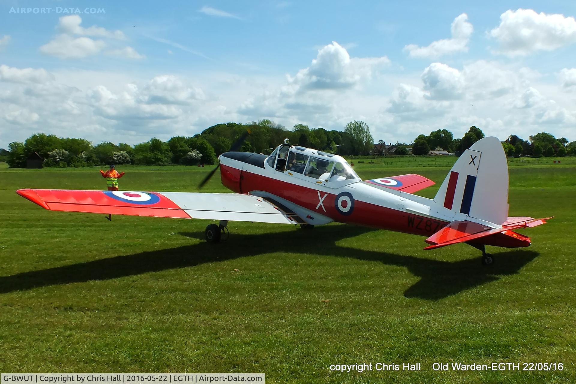G-BWUT, 1953 De Havilland DHC-1 Chipmunk T.10 C/N C1/0918, 70th Anniversary of the first flight of the de Havilland Chipmunk Fly-In at Old Warden