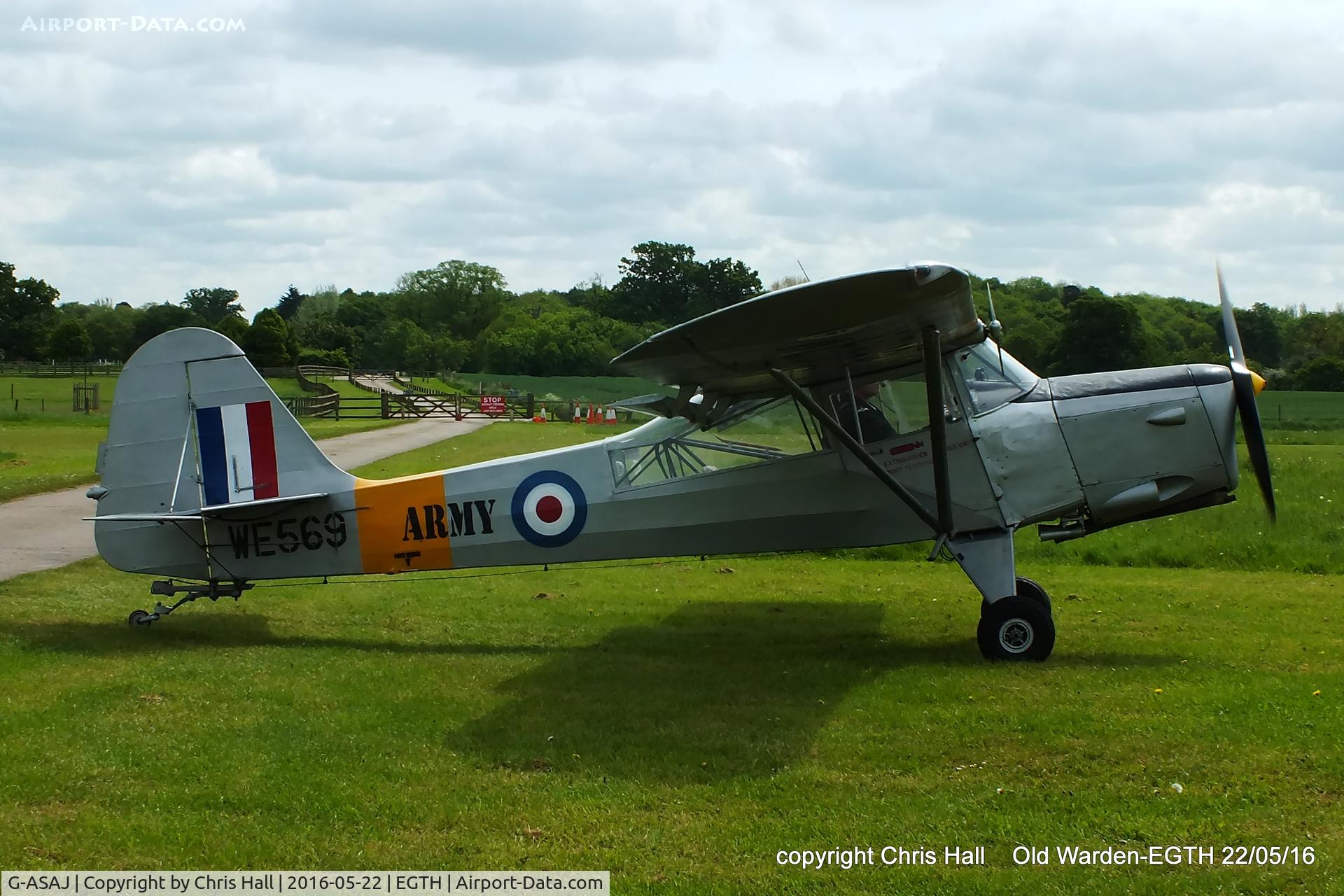 G-ASAJ, 1962 Beagle A-61 Terrier 2 C/N B.605, 70th Anniversary of the first flight of the de Havilland Chipmunk Fly-In at Old Warden