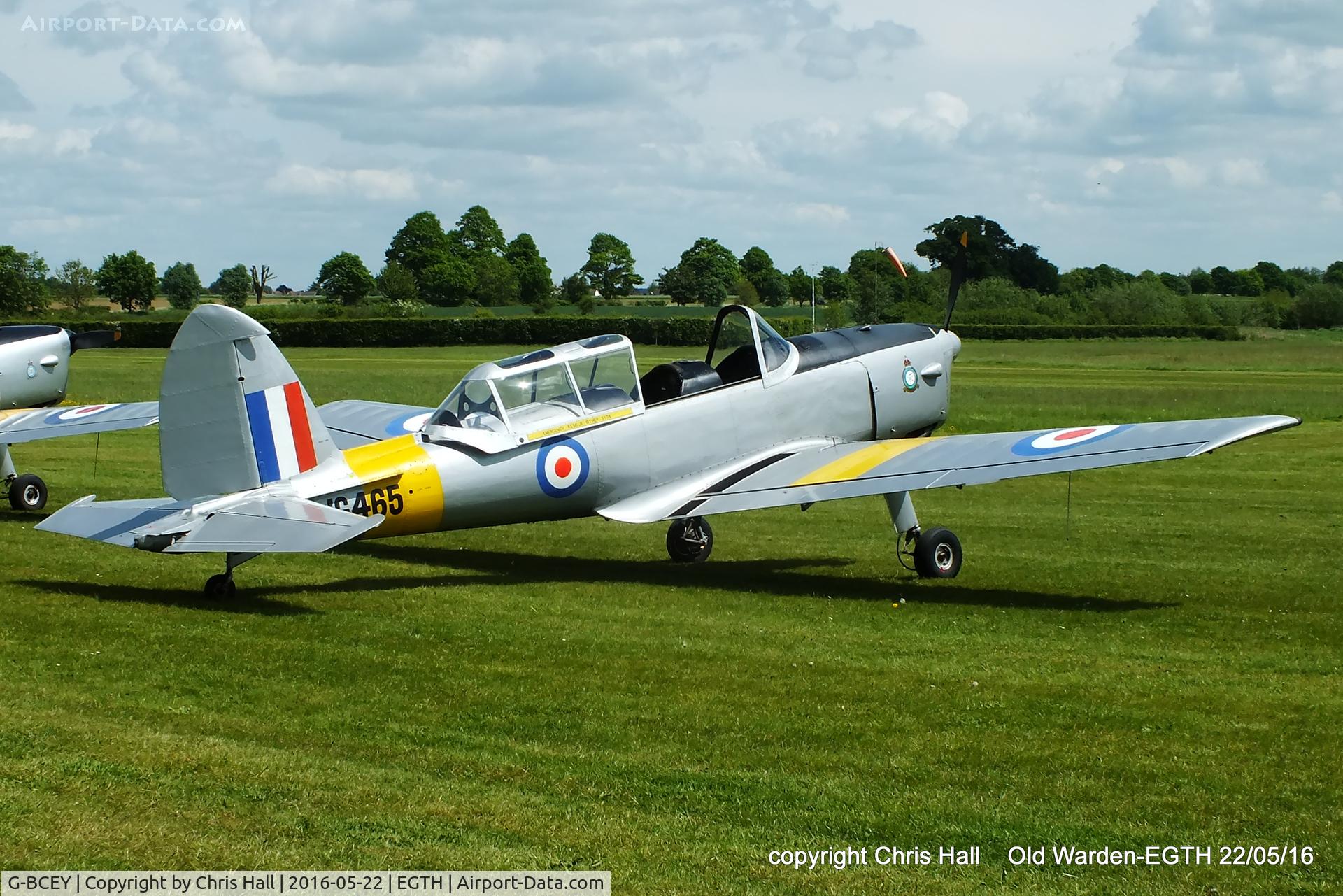 G-BCEY, 1951 De Havilland DHC-1 Chipmunk T.10 C/N C1/0515, 70th Anniversary of the first flight of the de Havilland Chipmunk Fly-In at Old Warden