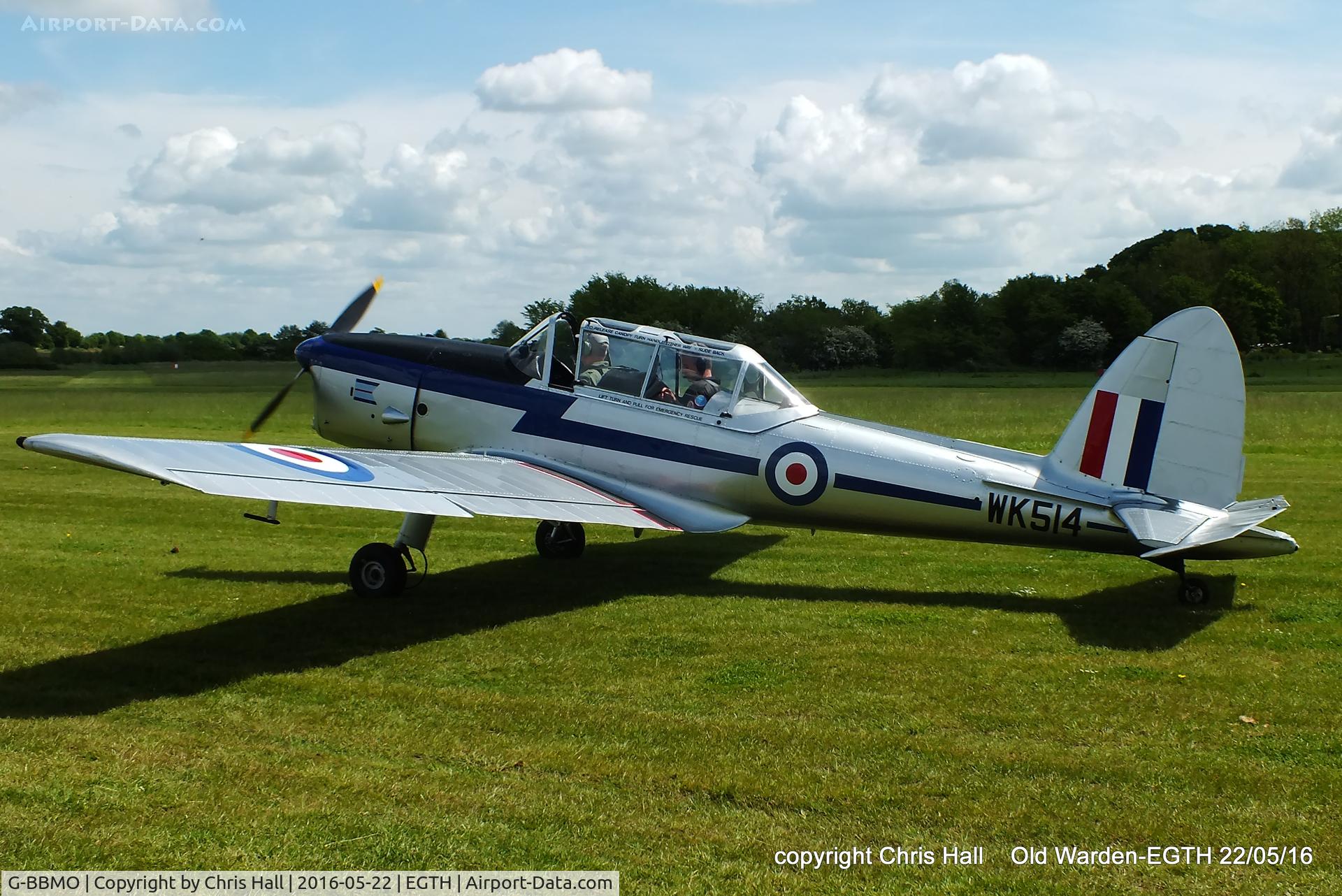 G-BBMO, 1952 De Havilland DHC-1 Chipmunk T.10 C/N C1/0550, 70th Anniversary of the first flight of the de Havilland Chipmunk Fly-In at Old Warden