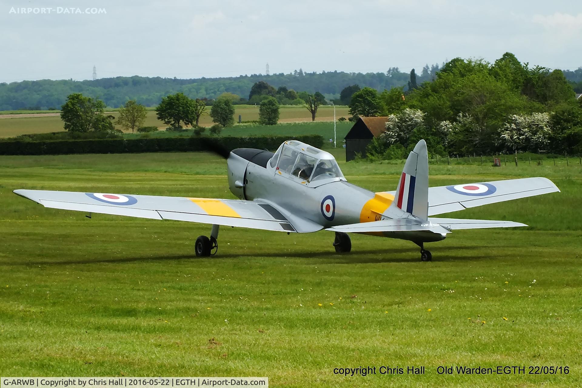 G-ARWB, 1952 De Havilland DHC-1 Chipmunk 22A C/N C1/0621, 70th Anniversary of the first flight of the de Havilland Chipmunk Fly-In at Old Warden