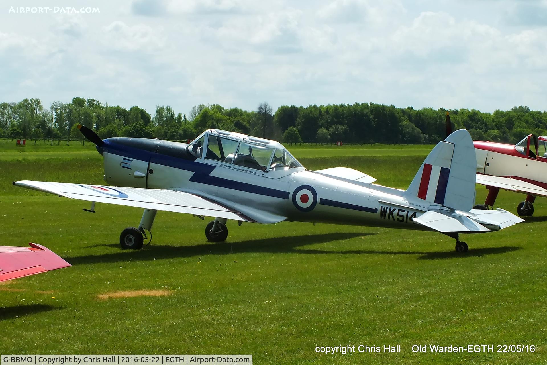 G-BBMO, 1952 De Havilland DHC-1 Chipmunk T.10 C/N C1/0550, 70th Anniversary of the first flight of the de Havilland Chipmunk Fly-In at Old Warden