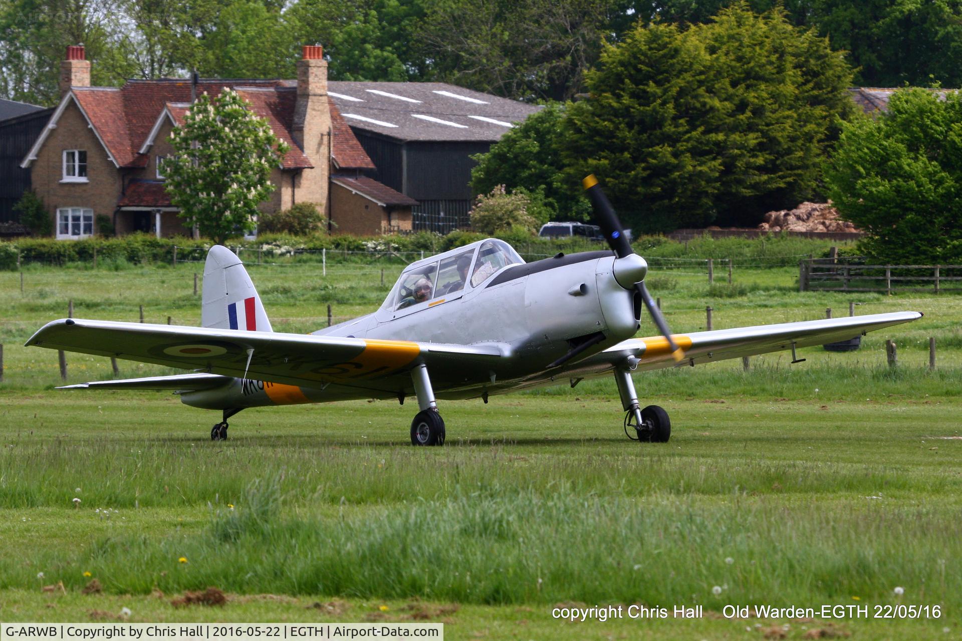 G-ARWB, 1952 De Havilland DHC-1 Chipmunk 22A C/N C1/0621, 70th Anniversary of the first flight of the de Havilland Chipmunk Fly-In at Old Warden