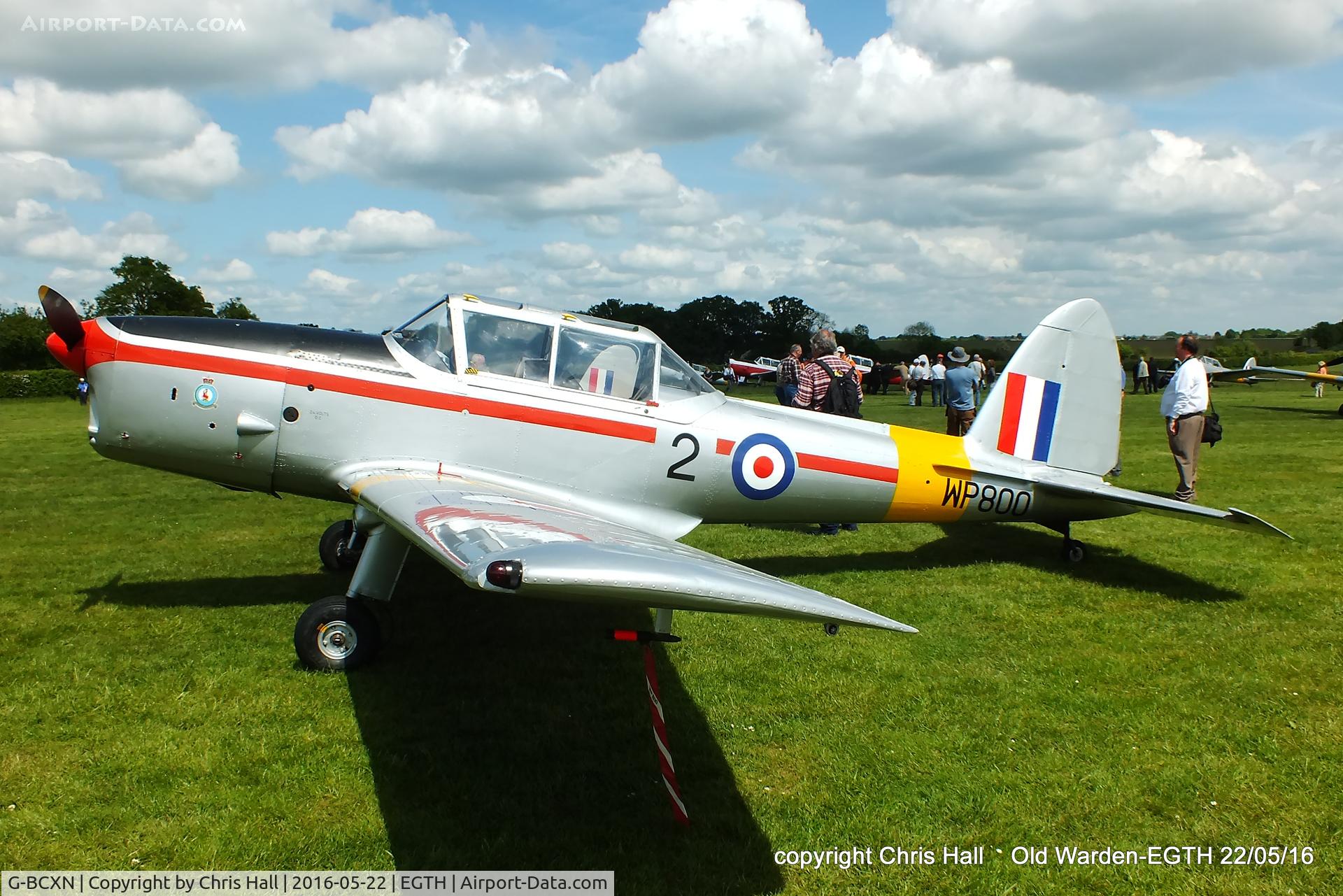 G-BCXN, 1952 De Havilland DHC-1 Chipmunk T.10 C/N C1/0692, 70th Anniversary of the first flight of the de Havilland Chipmunk Fly-In at Old Warden