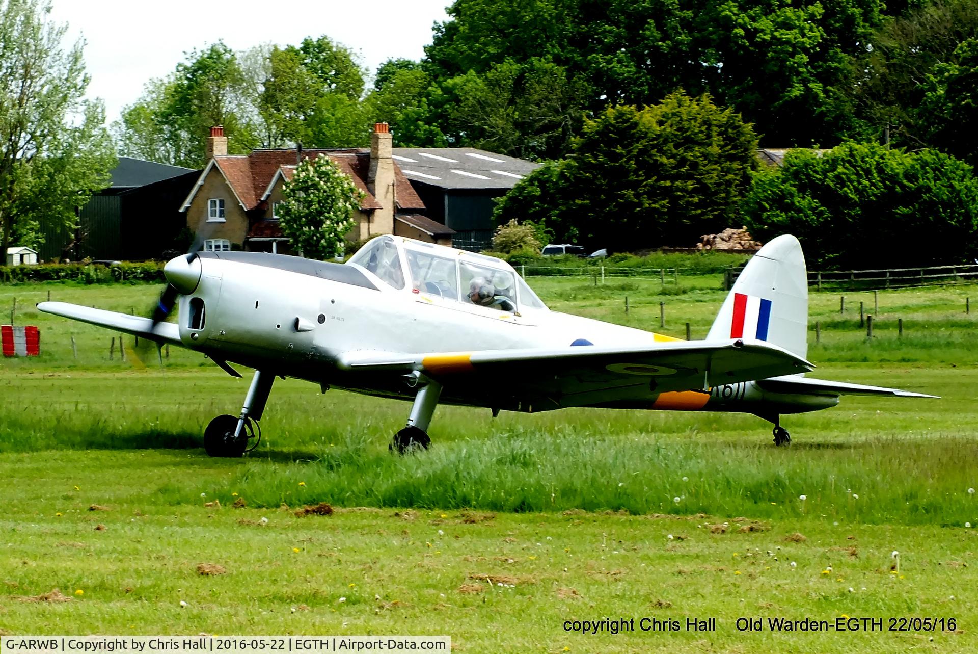 G-ARWB, 1952 De Havilland DHC-1 Chipmunk 22A C/N C1/0621, 70th Anniversary of the first flight of the de Havilland Chipmunk Fly-In at Old Warden