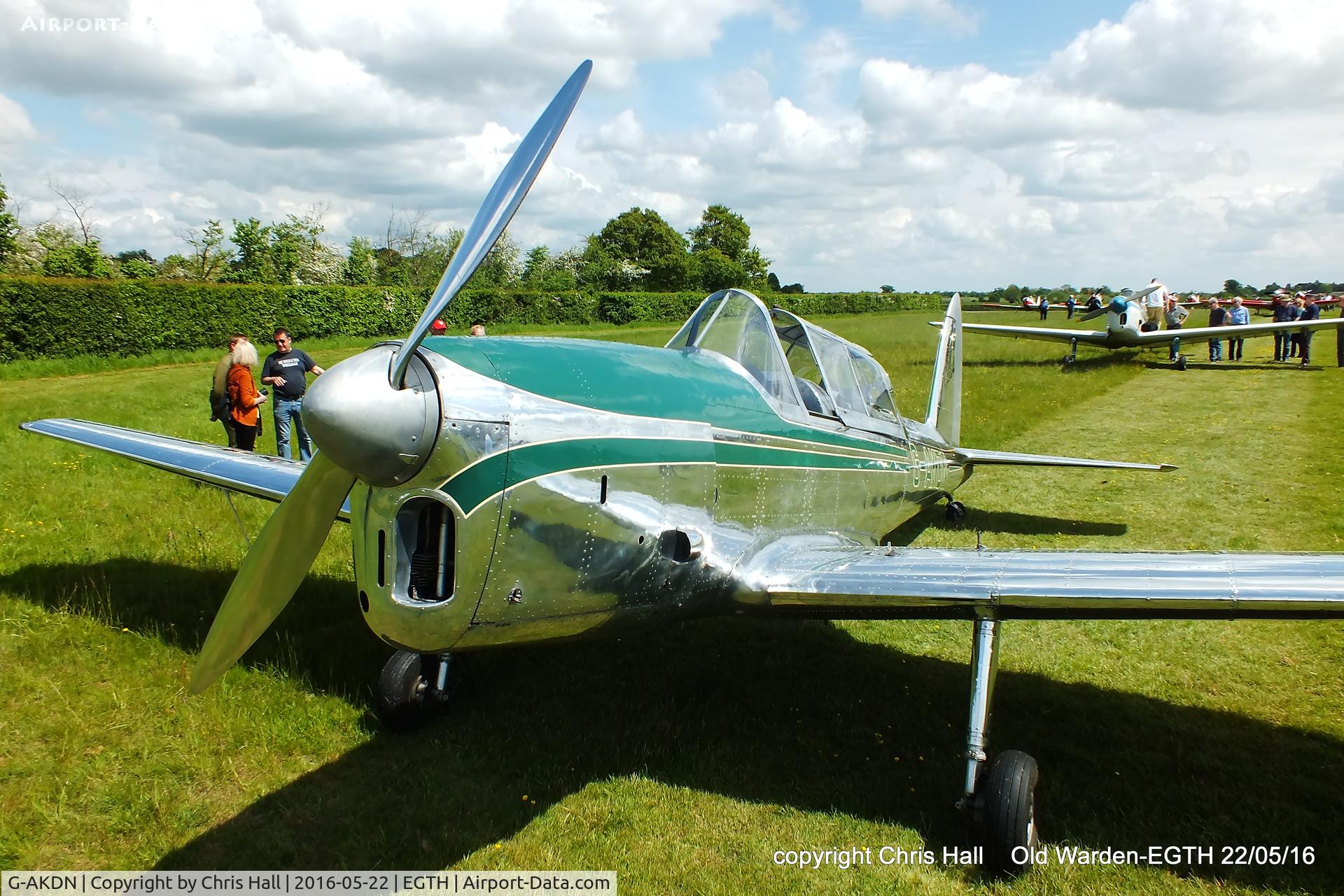 G-AKDN, 1947 De Havilland Canada DHC-1A-1 Chipmunk C/N 11, 70th Anniversary of the first flight of the de Havilland Chipmunk Fly-In at Old Warden