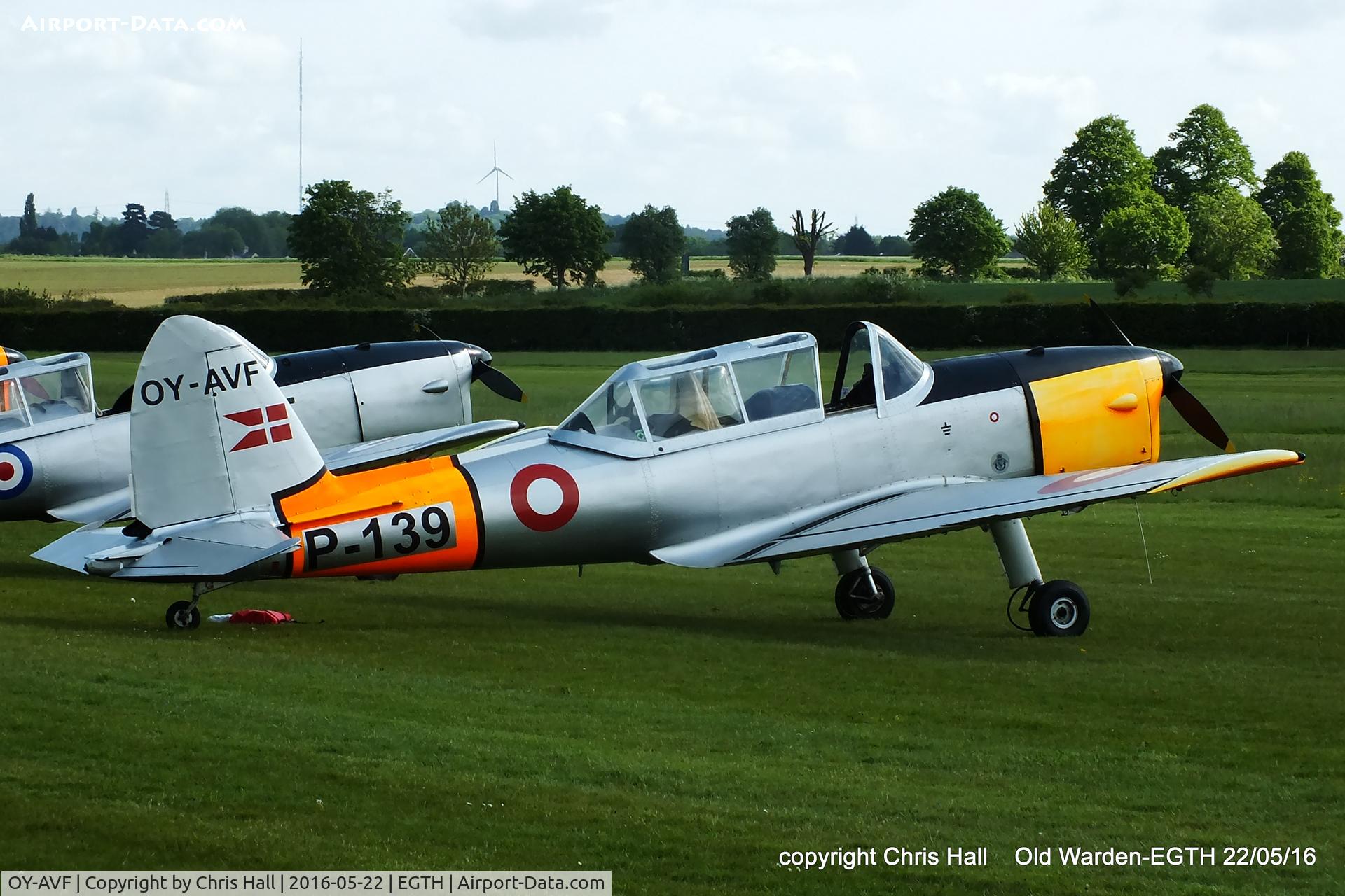 OY-AVF, 1953 De Havilland DHC-1 Chipmunk 22 C/N C1/0794, 70th Anniversary of the first flight of the de Havilland Chipmunk Fly-In at Old Warden