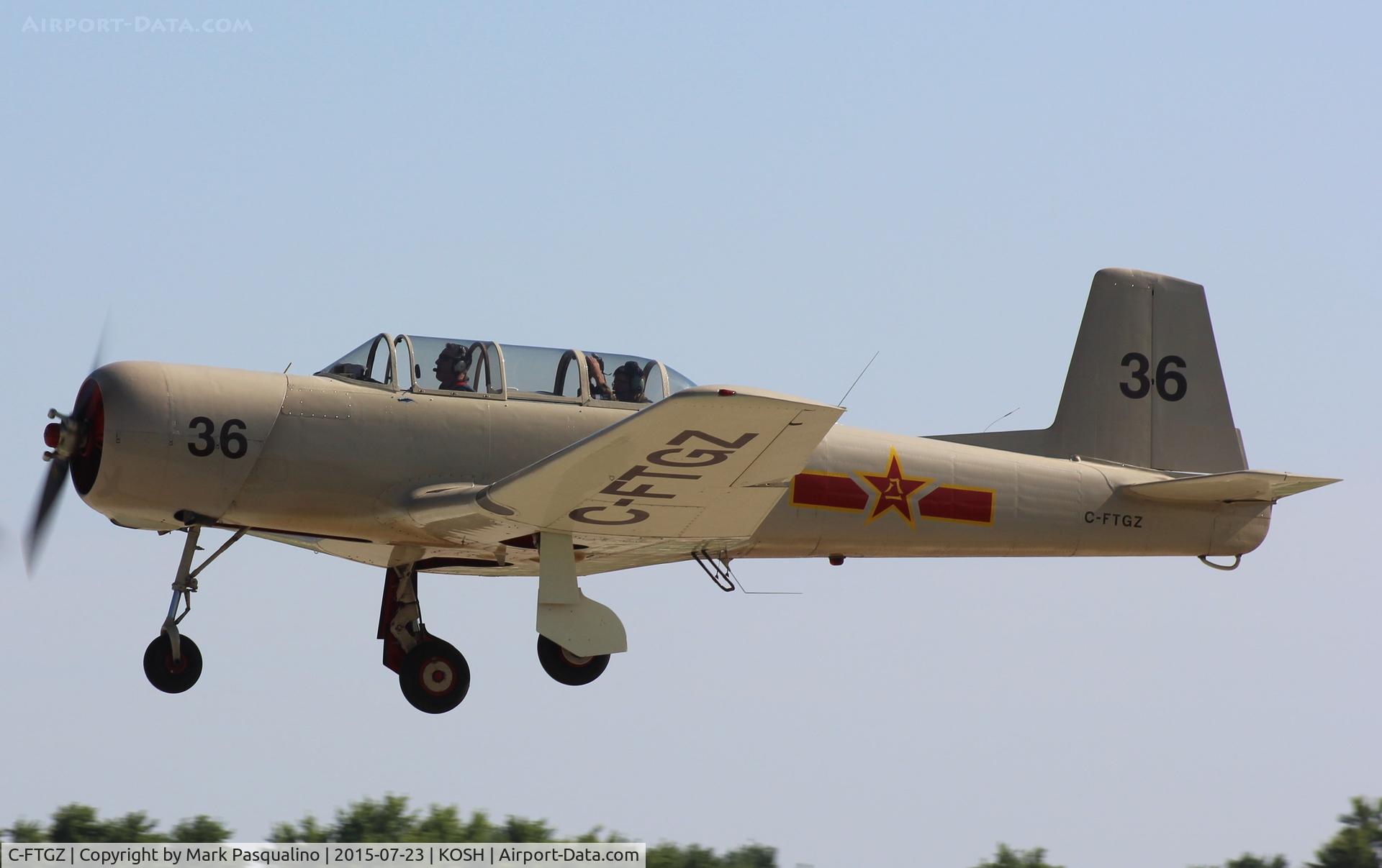 C-FTGZ, 1965 Nanchang CJ-6A C/N 1532014, Nanchang CJ-6A